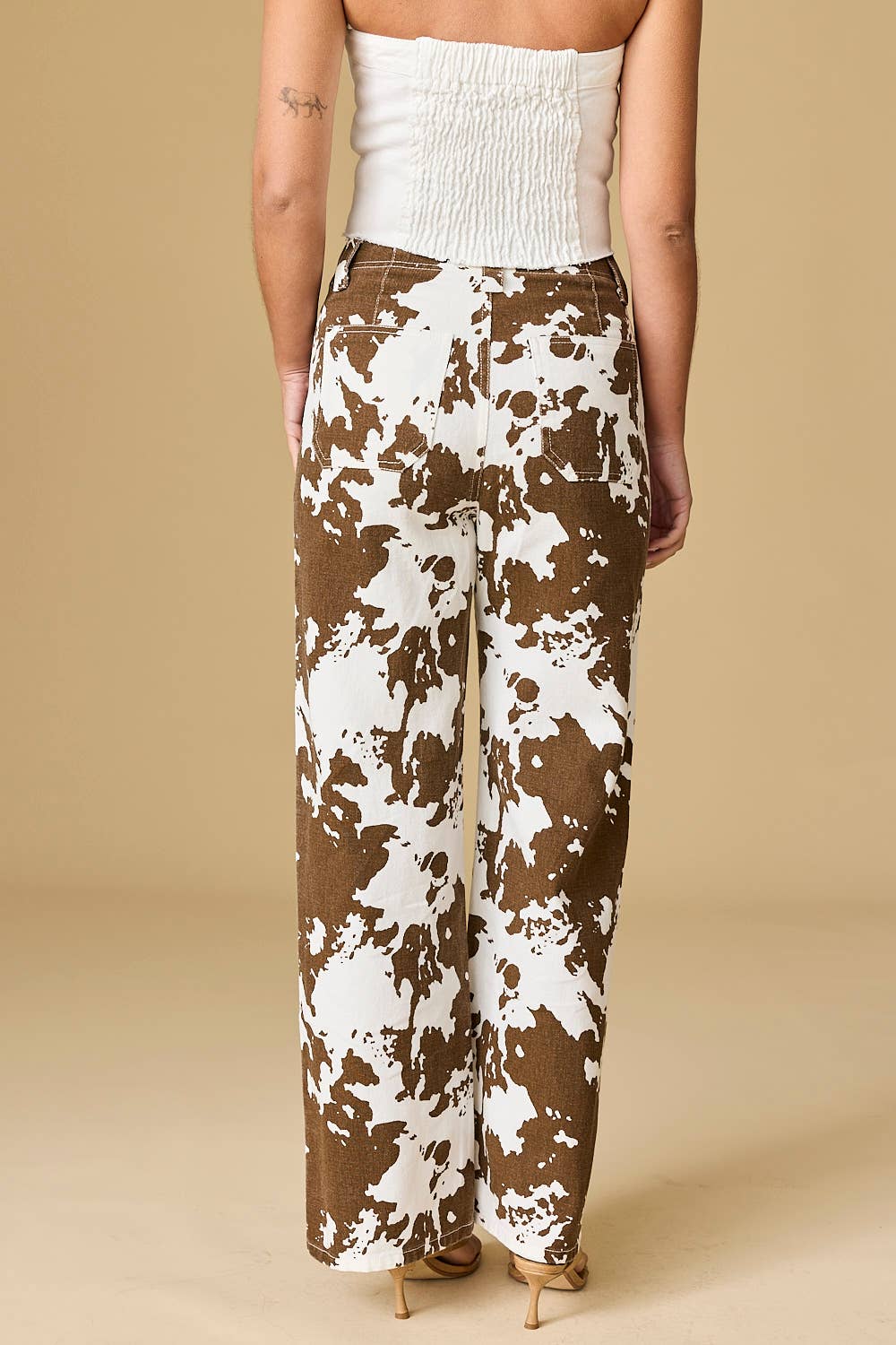 Marlin Cow Print Pants