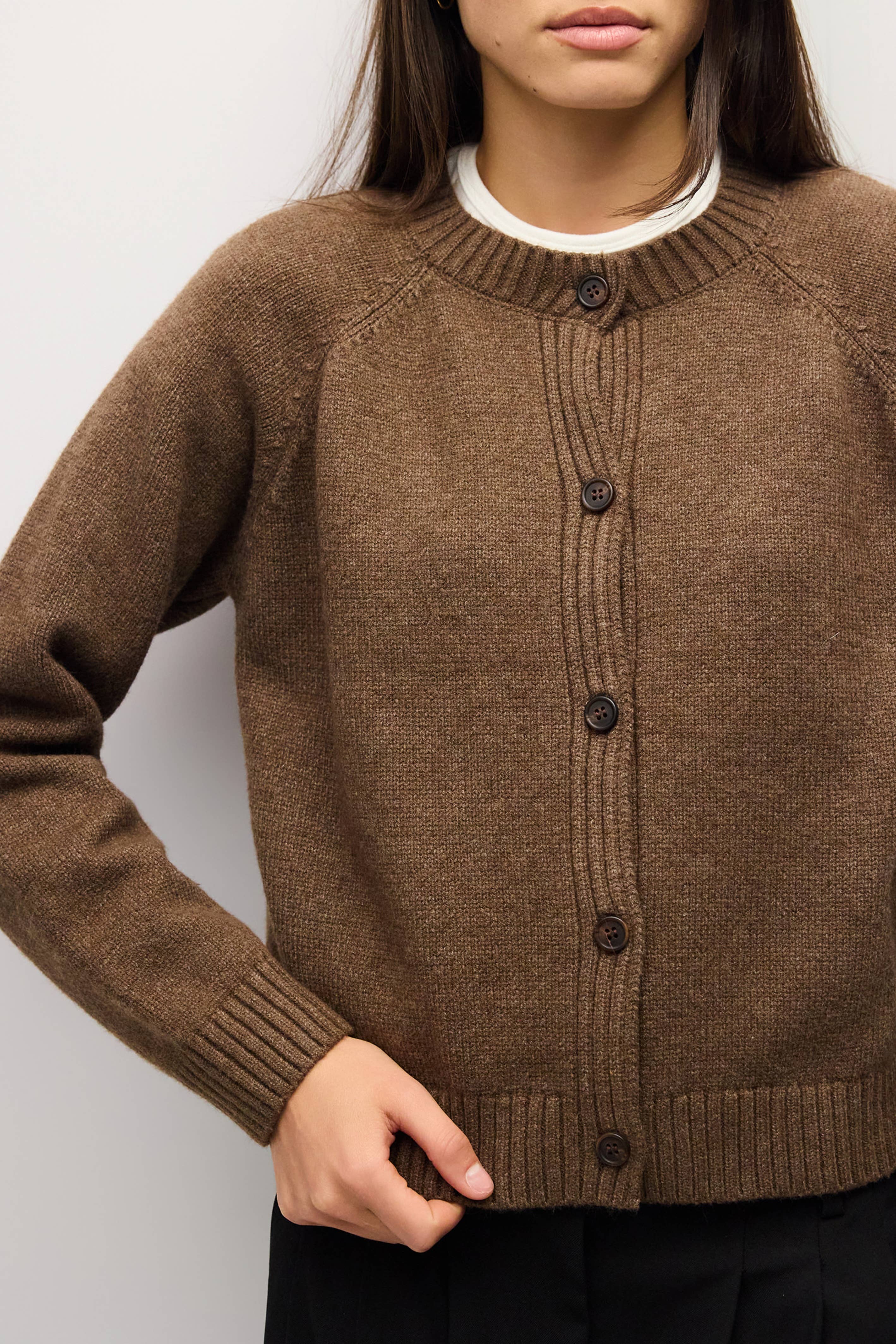 The Danielle Cardigan | Raglan Thick Cardigan