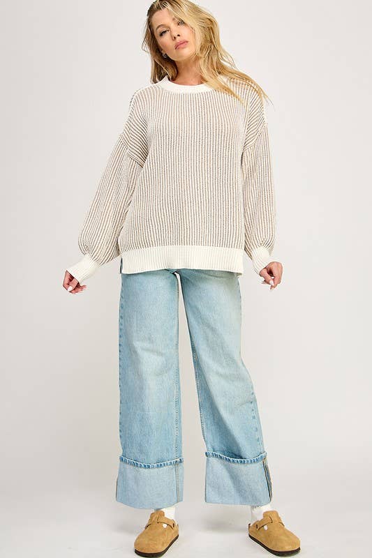 Wrenley Super Soft Strip Sweater