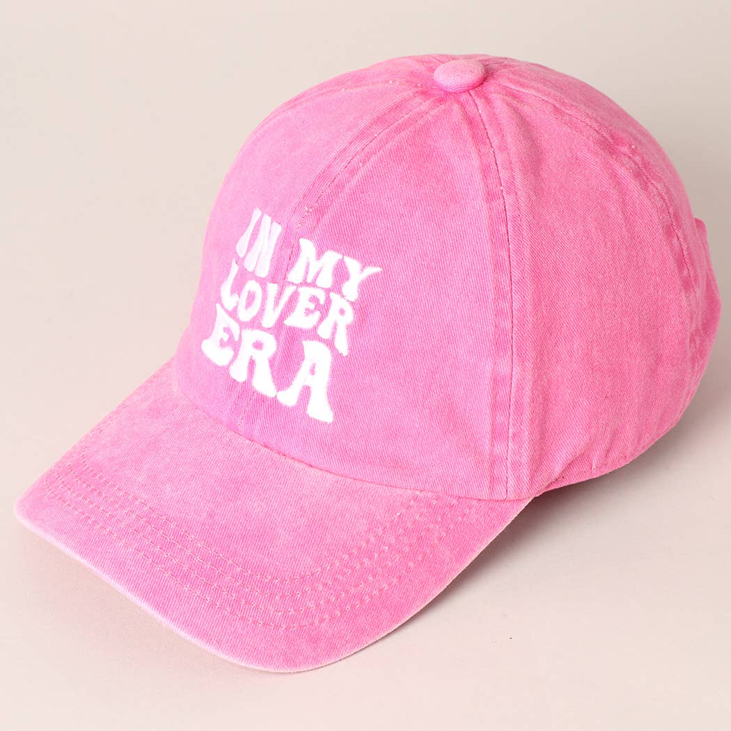 Embroidered Letters In My Lover Era Baseball Cap