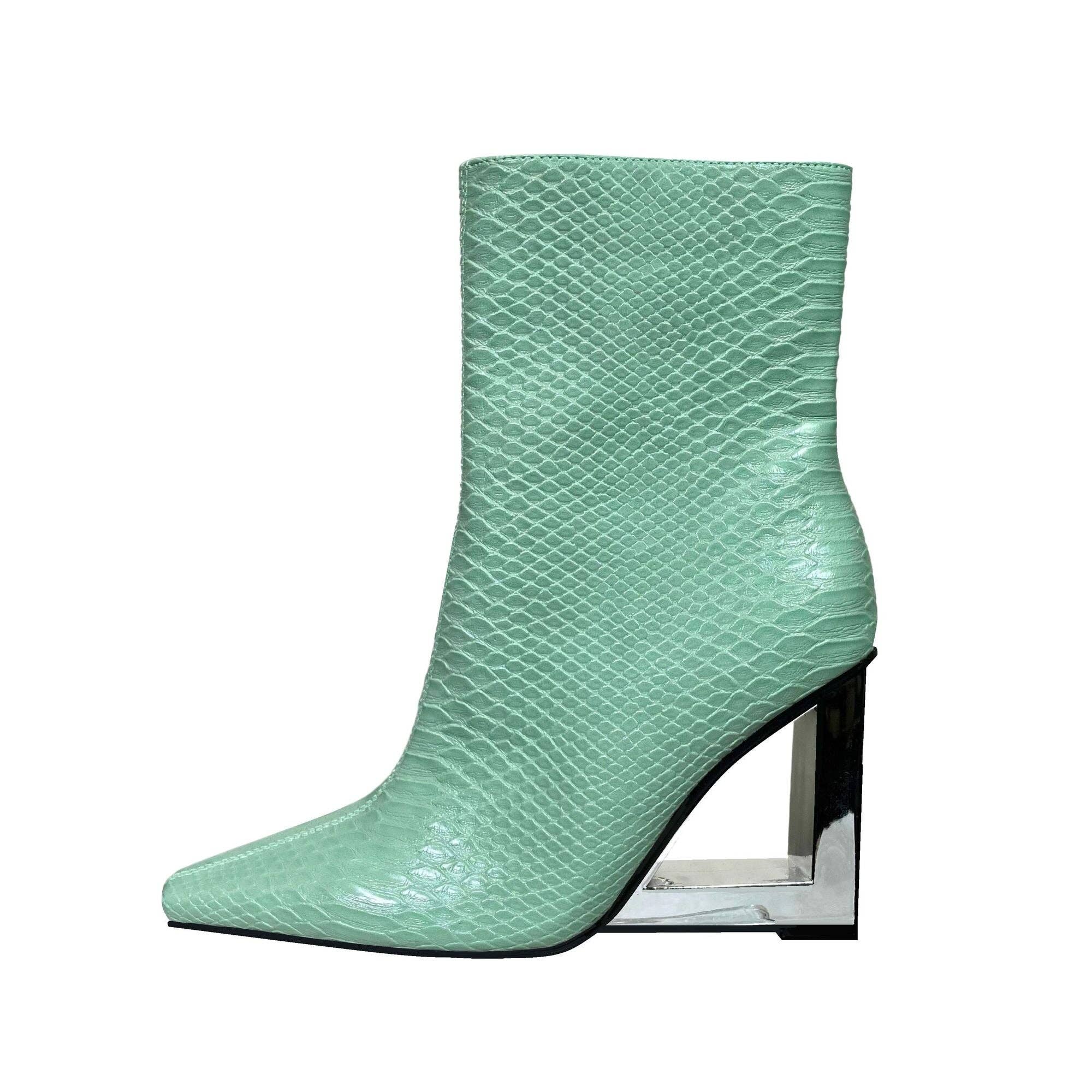 Ninety Union FIRE Triangle Metal Heel Bootie