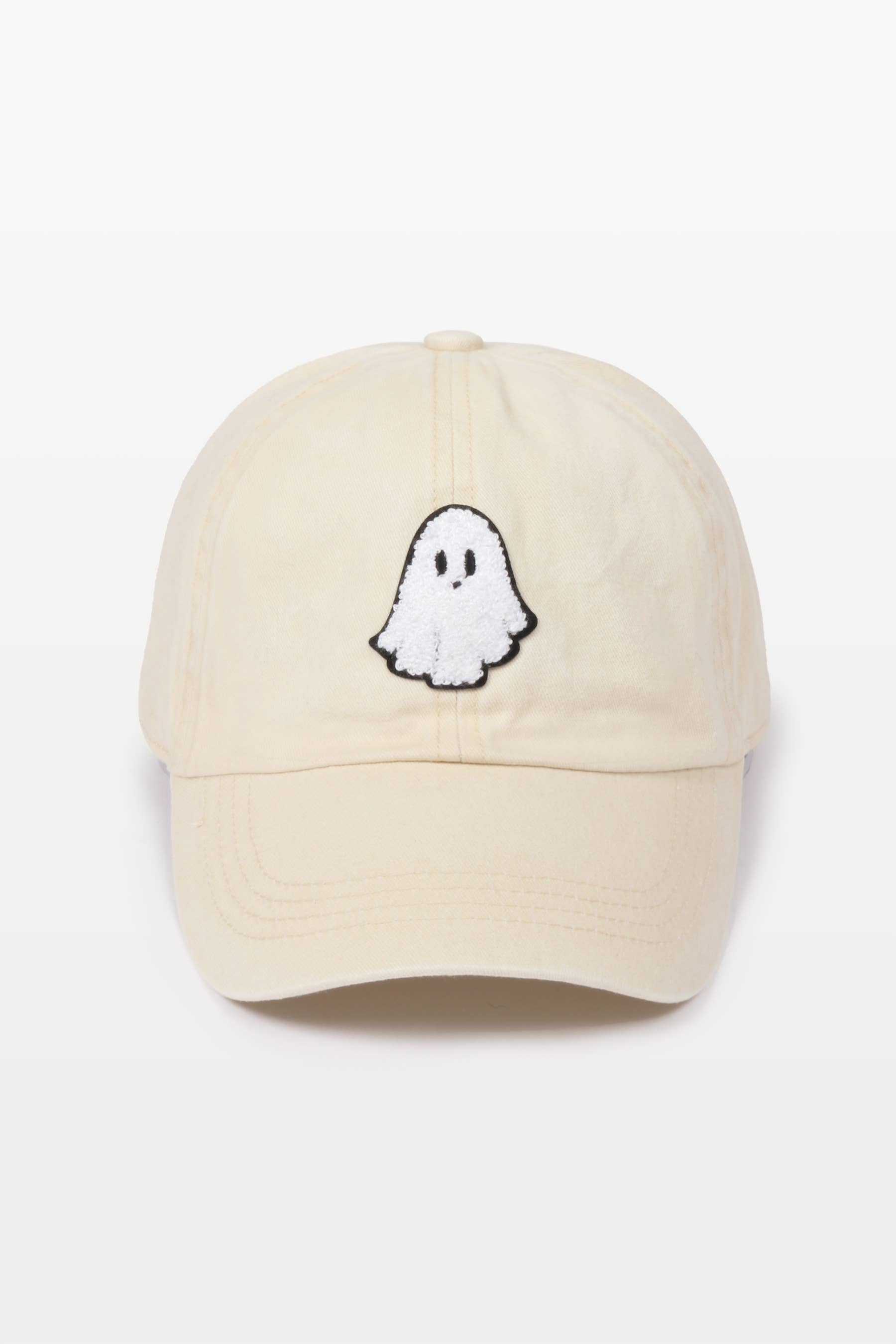 Halloween Ghost Chenille Patch Baseball Cap