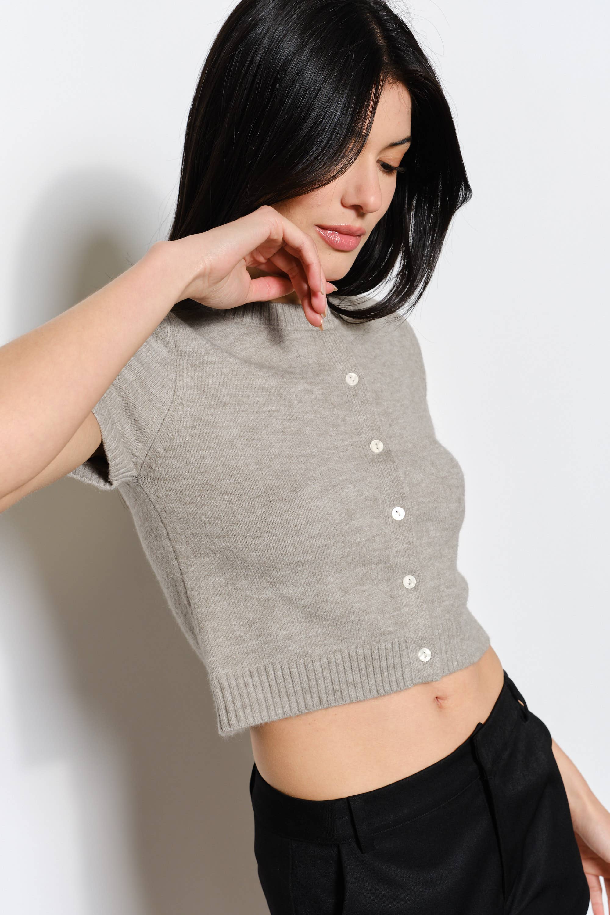 LUCY SHORT SLEEVE CARDIGAN
