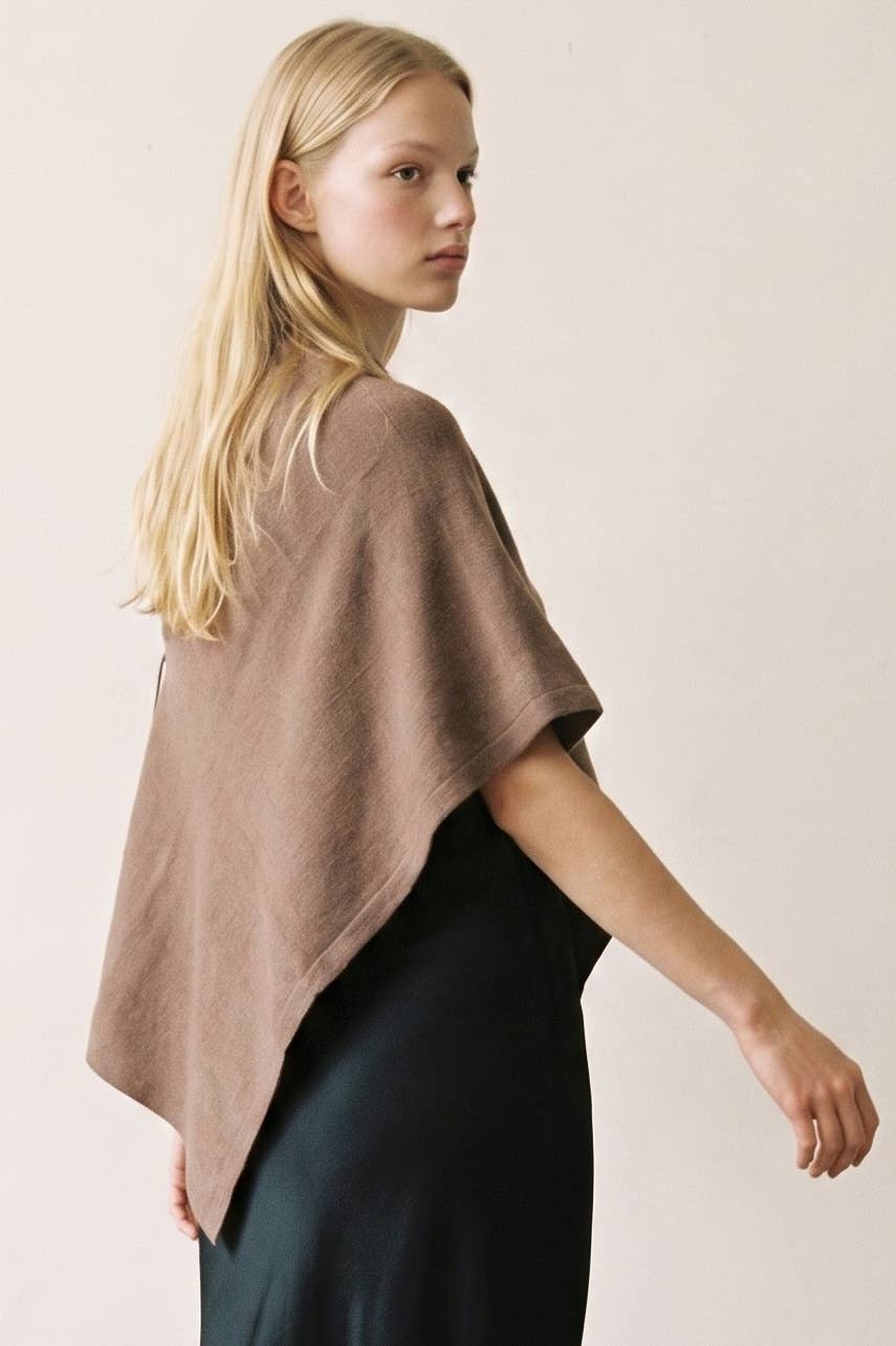 Gracie Soft Knit Poncho
