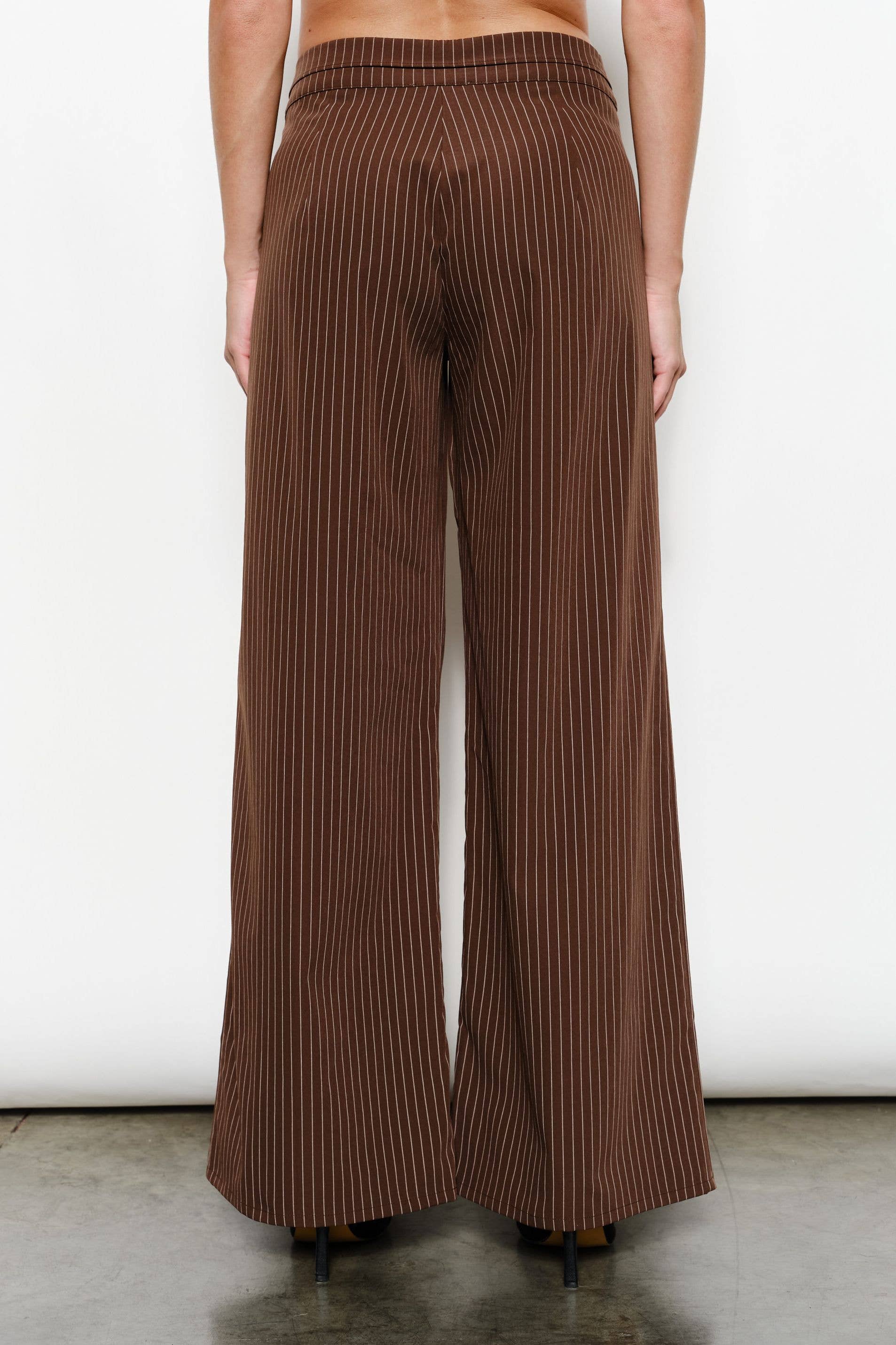 PAULA STRIPED TROUSERS