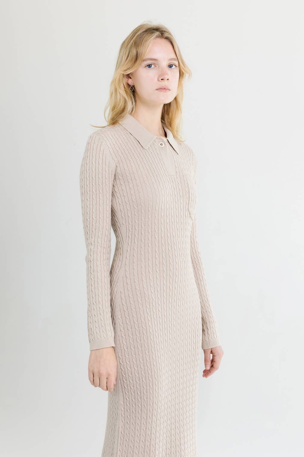 Marjorie Cable Knit Dress