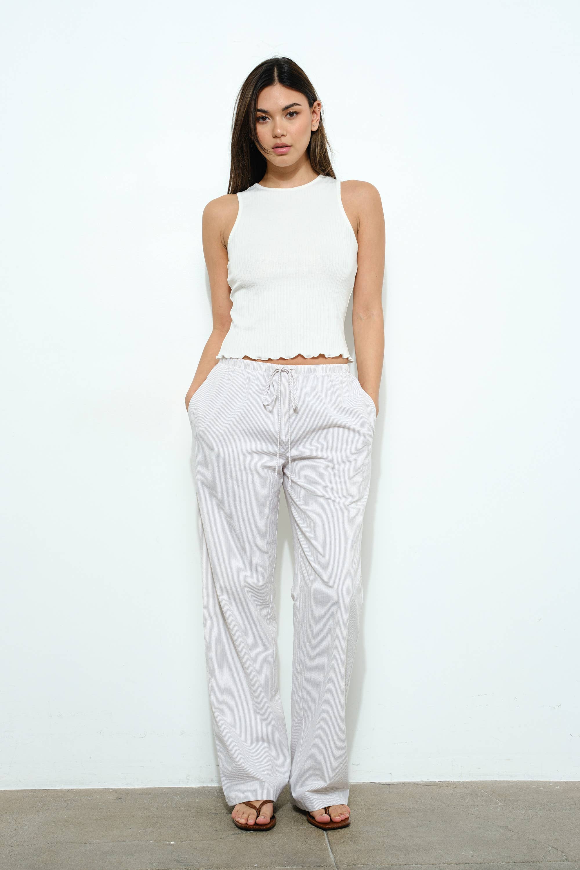 POINTELLE BASIC TANK TOP