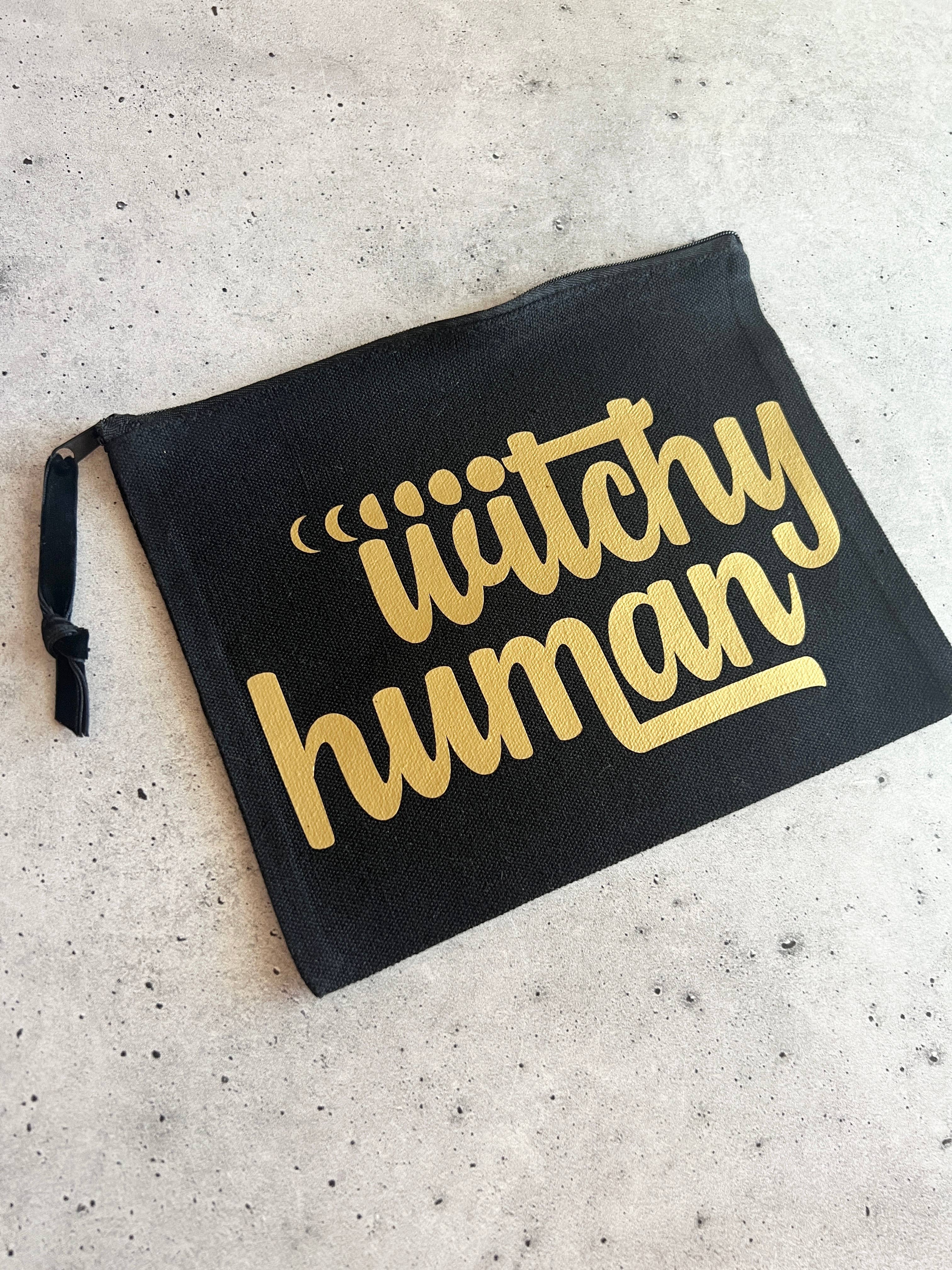 Witchy Human Zipper Pouch for Queer & Nonbinary