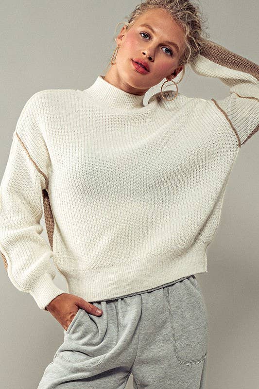 Millie Mock Neck Sweater