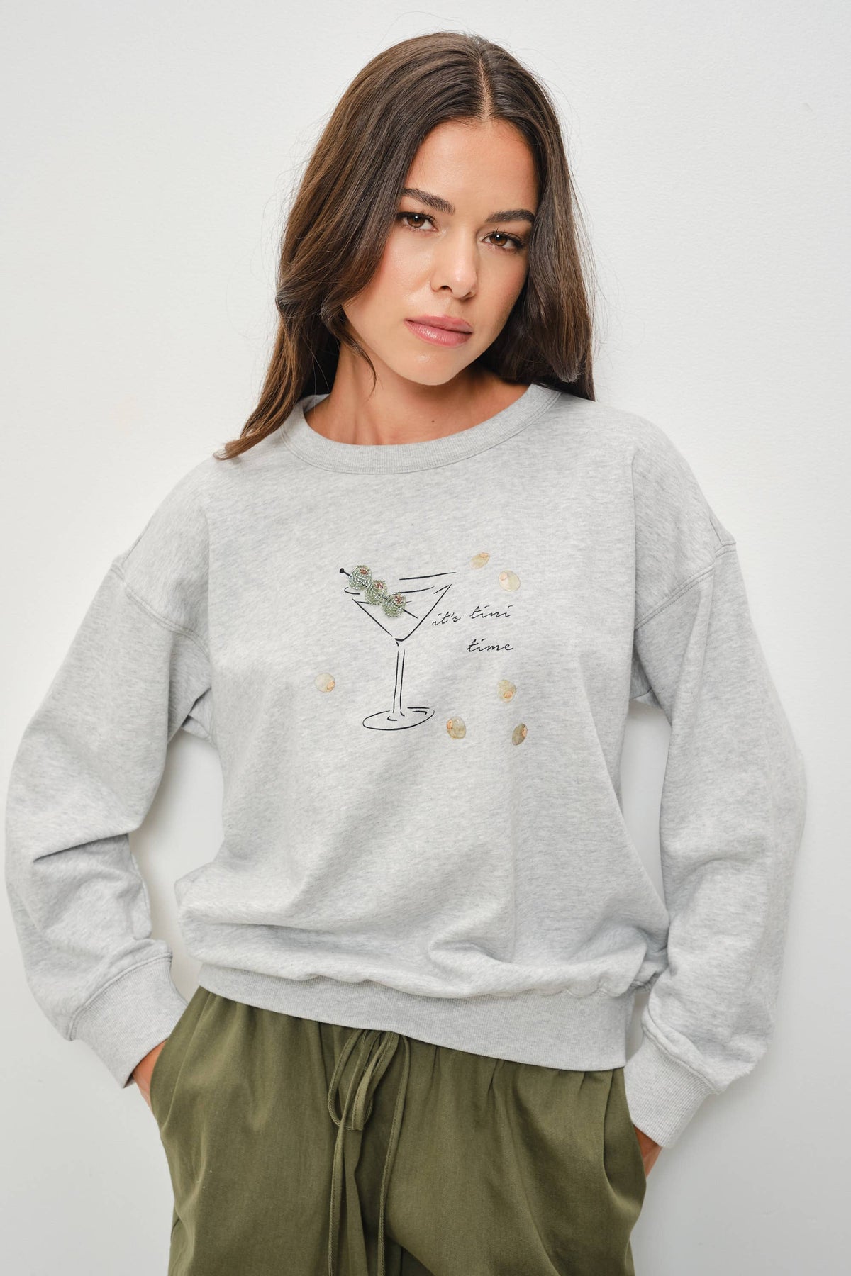 TINI TIME CREWNECK SWEATSHIRT