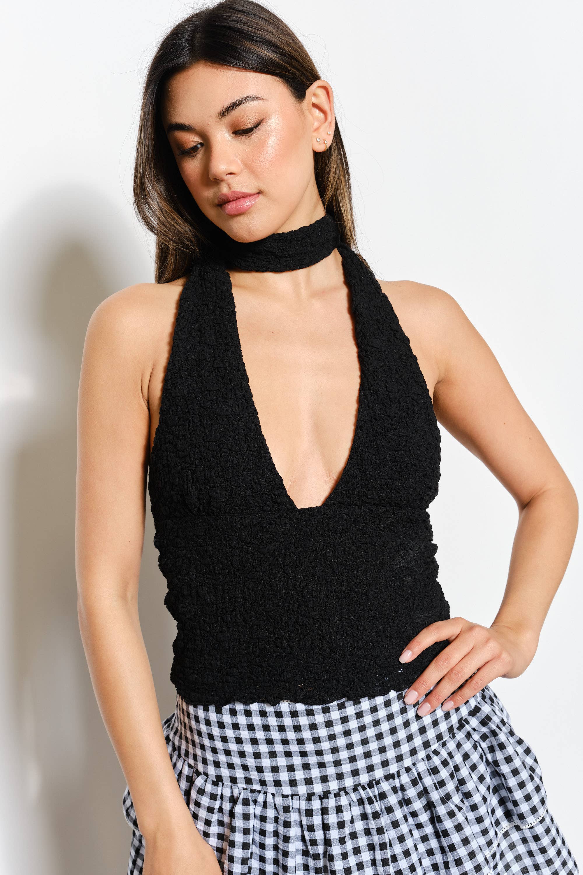Anna HALTER NECK TOP