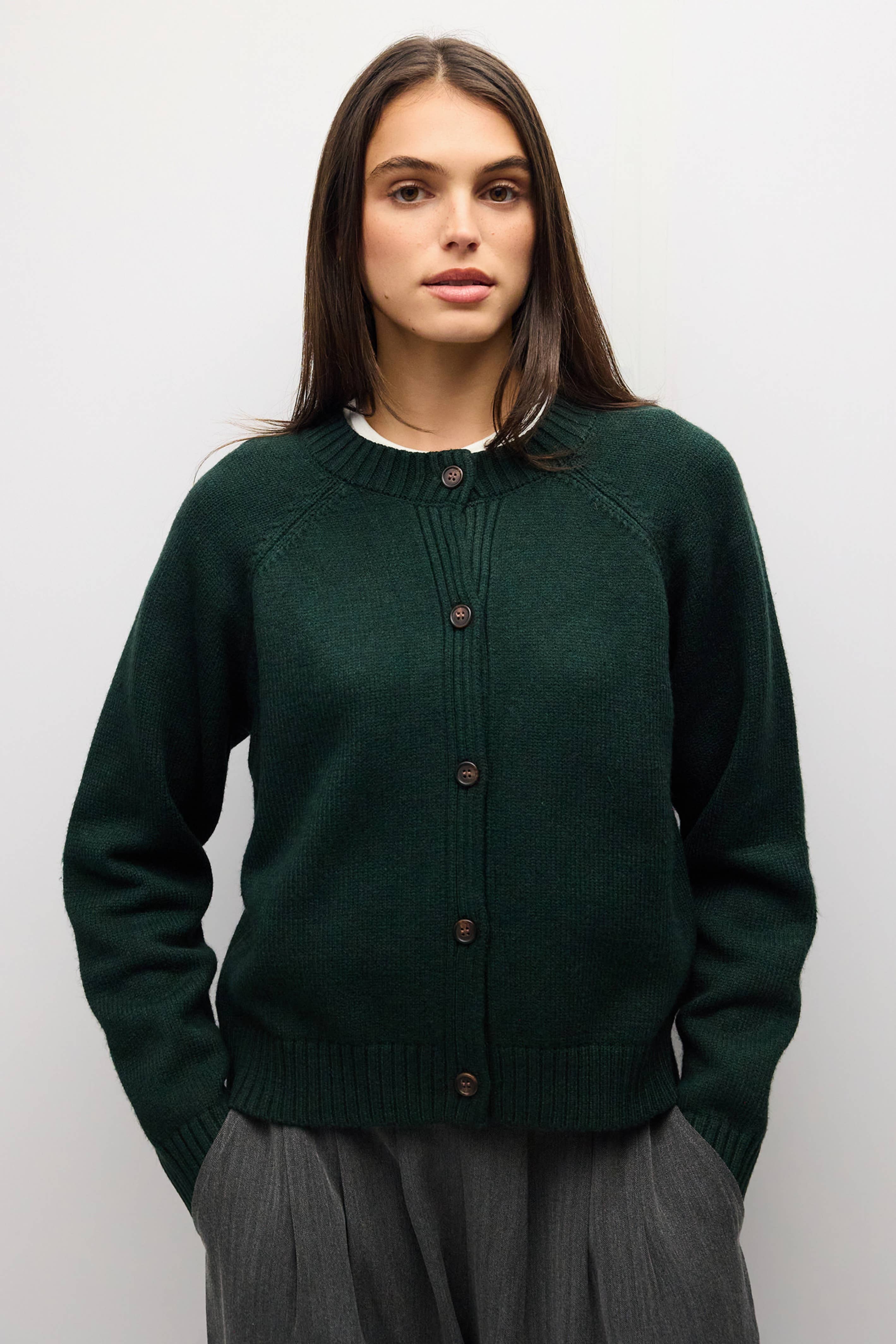 The Danielle Cardigan | Raglan Thick Cardigan