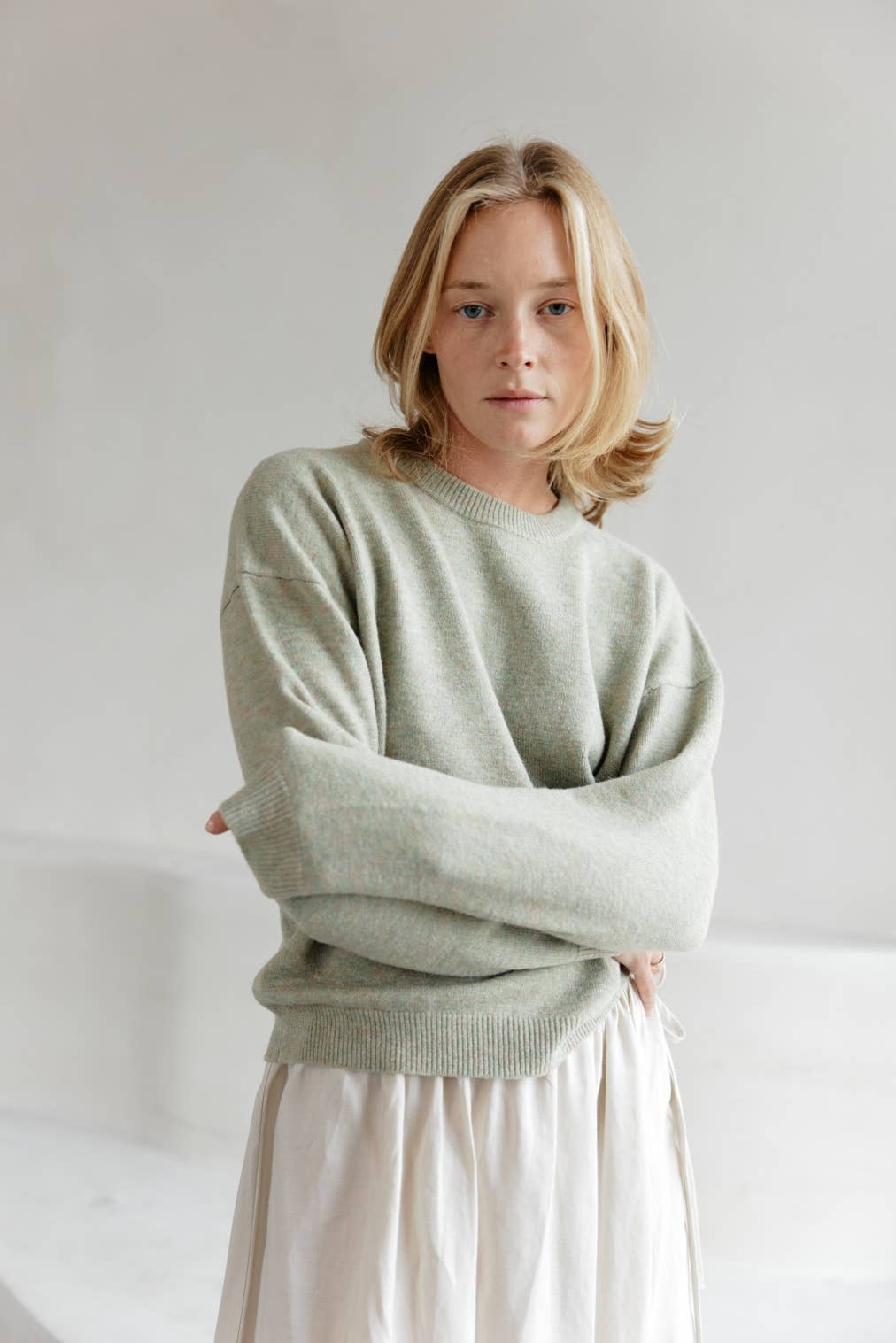 Sutton Subtle Multi-Colored Knit Sweater