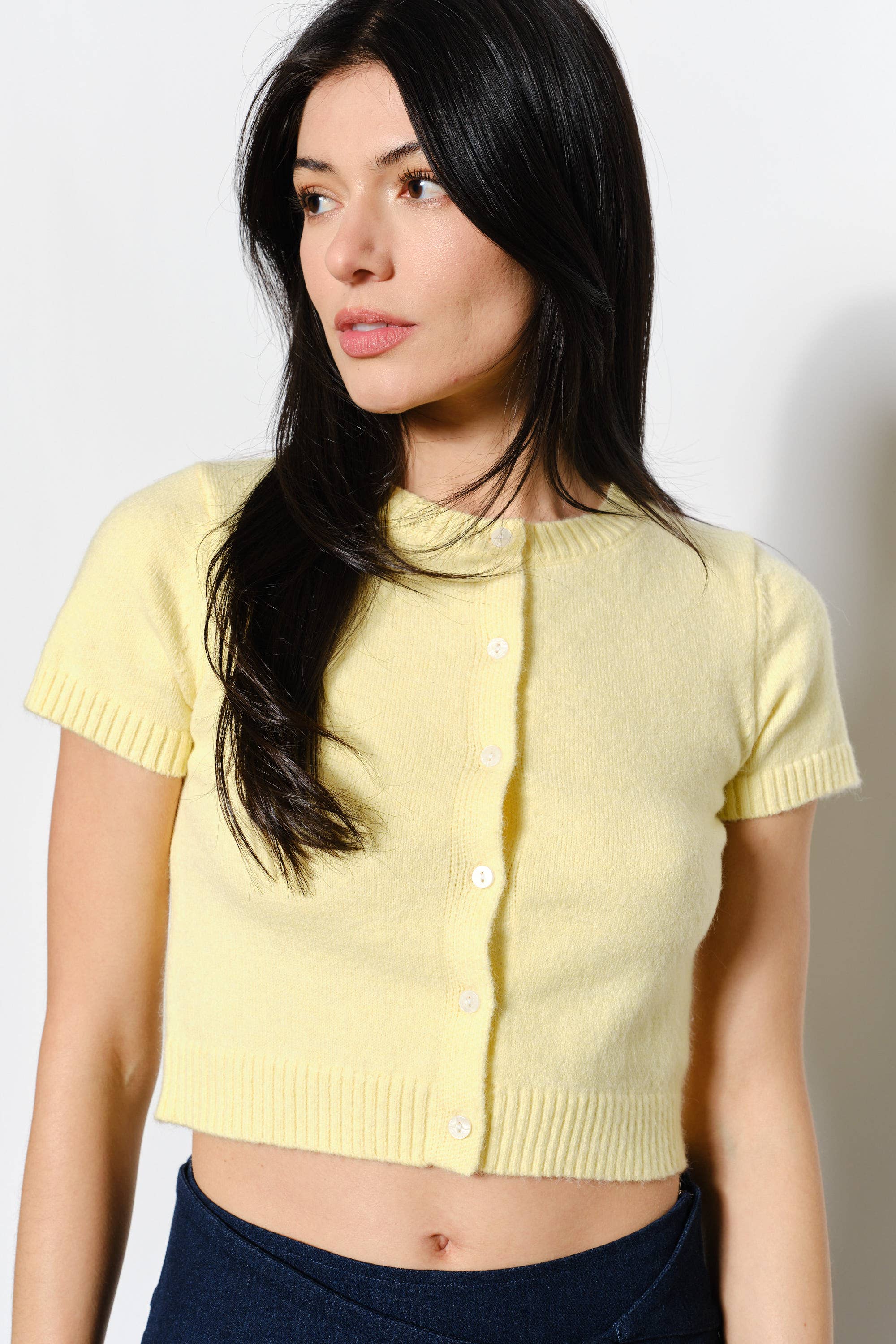 LUCY SHORT SLEEVE CARDIGAN