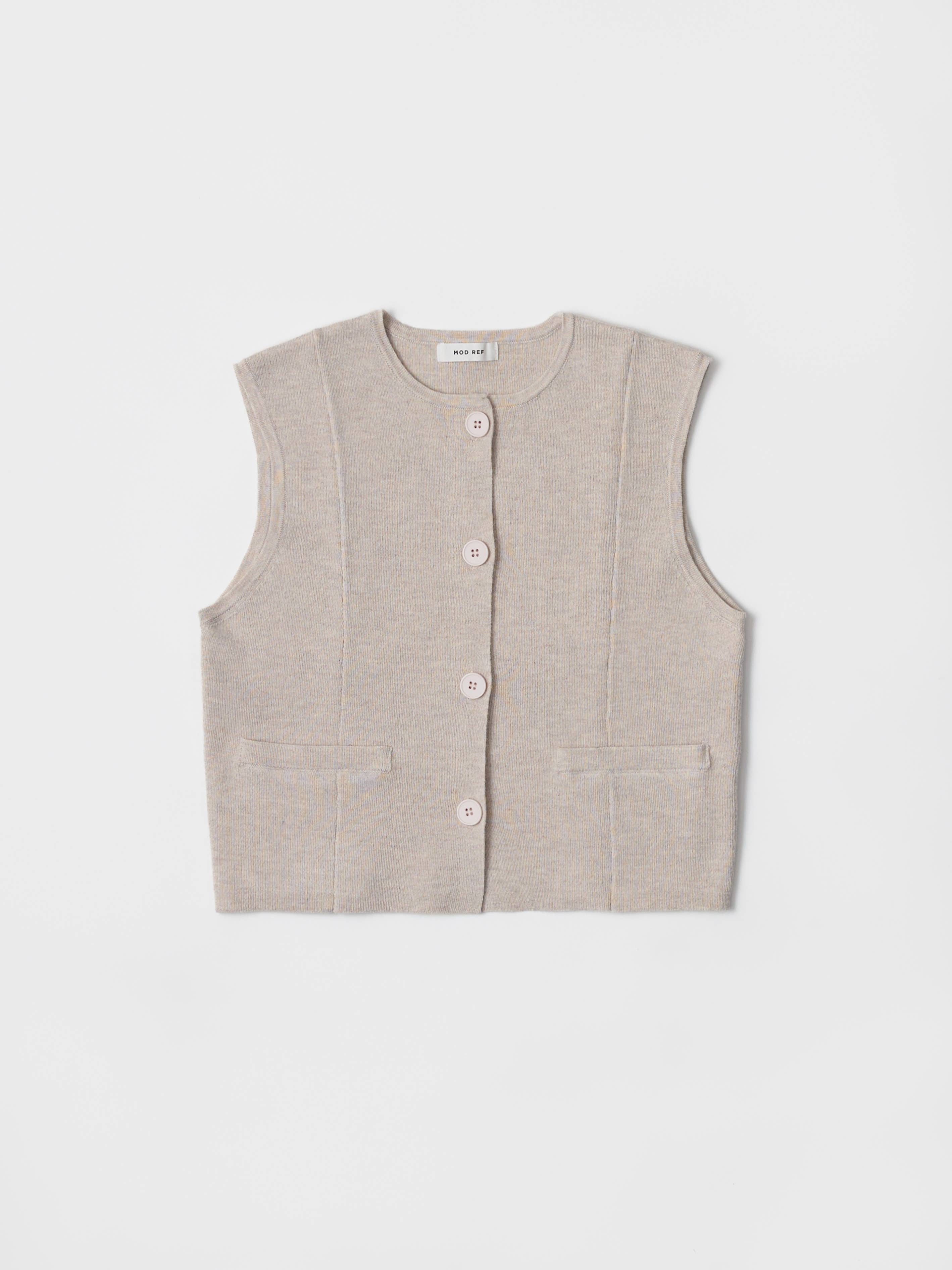 Karla Button-Down Sweater Vest