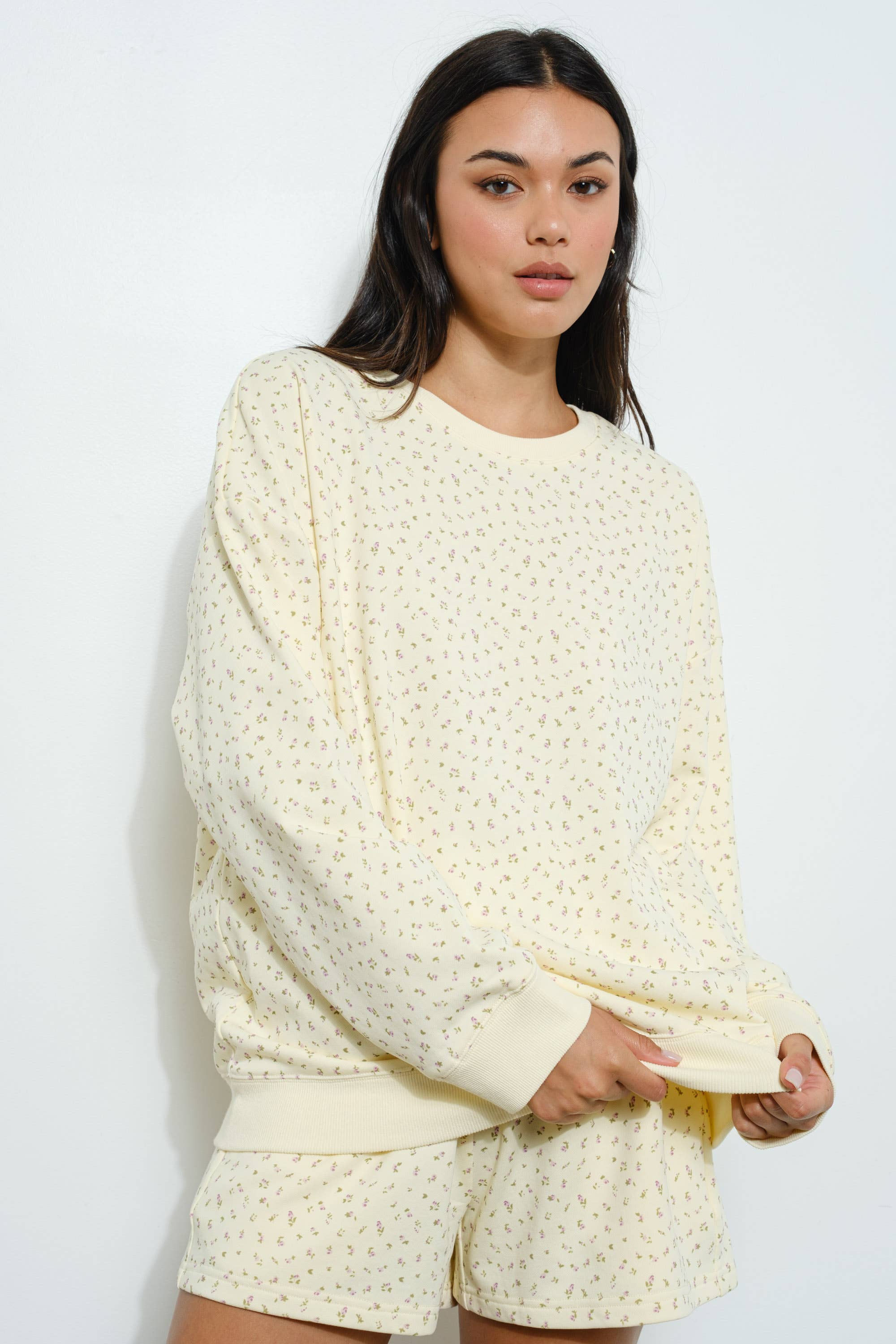 DITSY FLORAL SWEATSHIRT