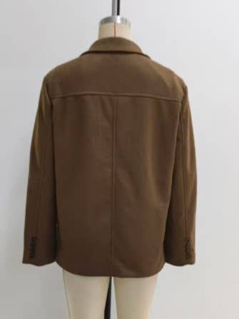 Old School Oversized Suede Blazer