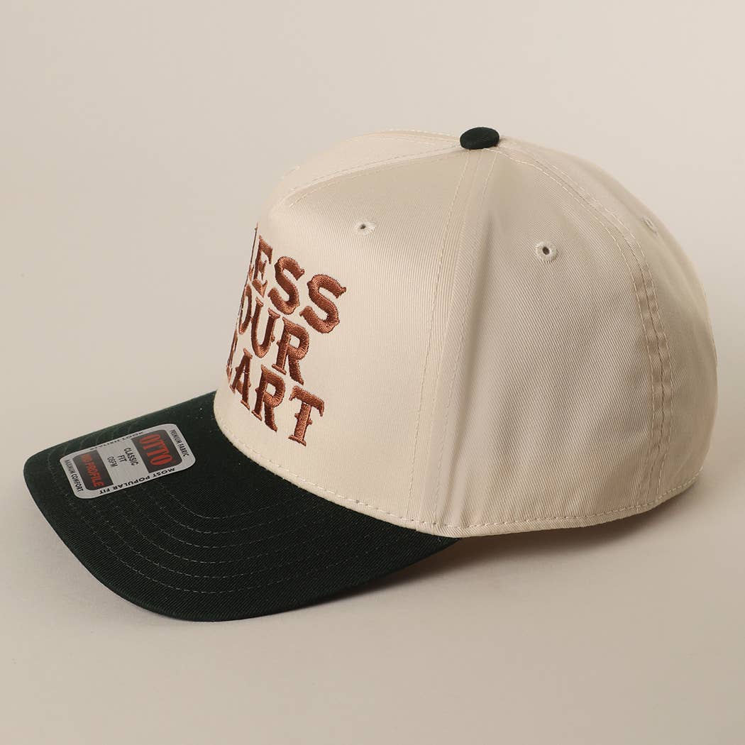 BLESS YOUR HEART Embroidery Trucker Hat