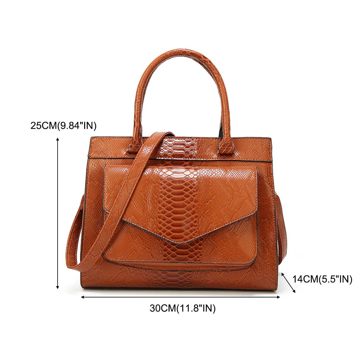 SIMPLE SNAKE PATTERN PORTABLE BIG BAG