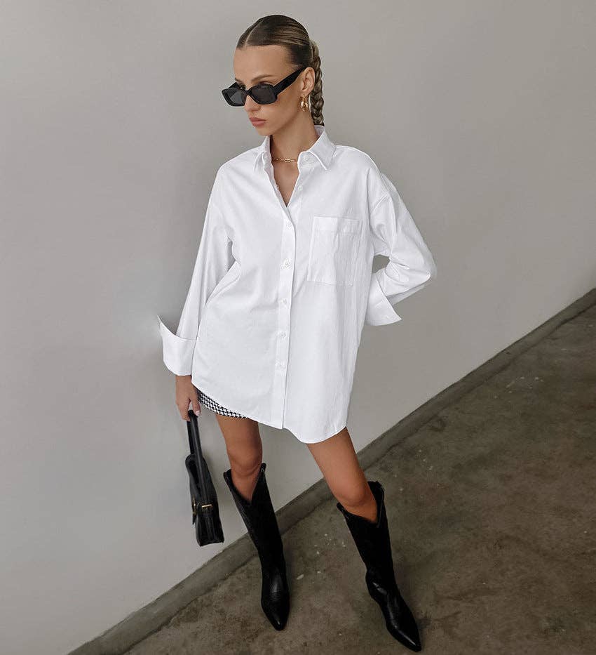 Ariellah Botton Down Fit Daily Shirt