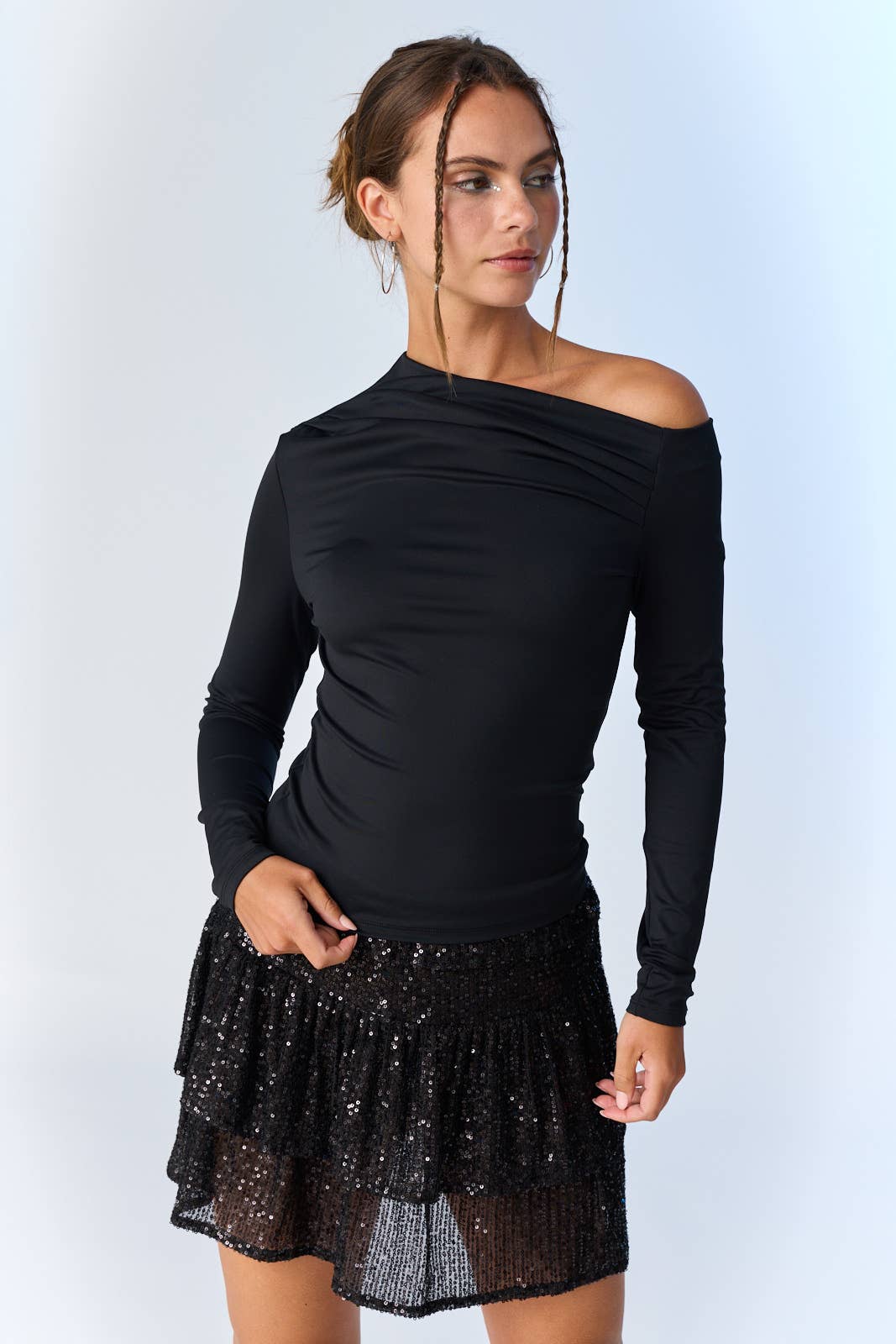 Willow Asymmetrical Neck Top