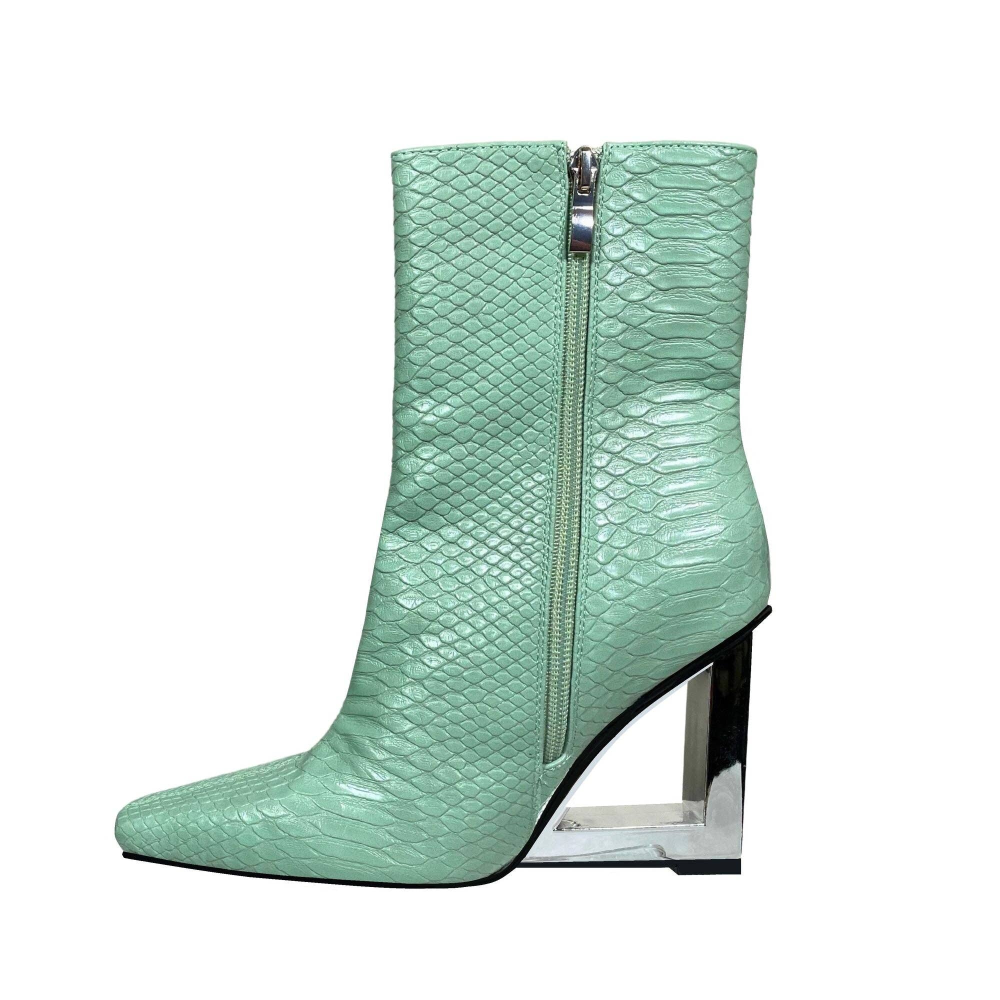 Ninety Union FIRE Triangle Metal Heel Bootie