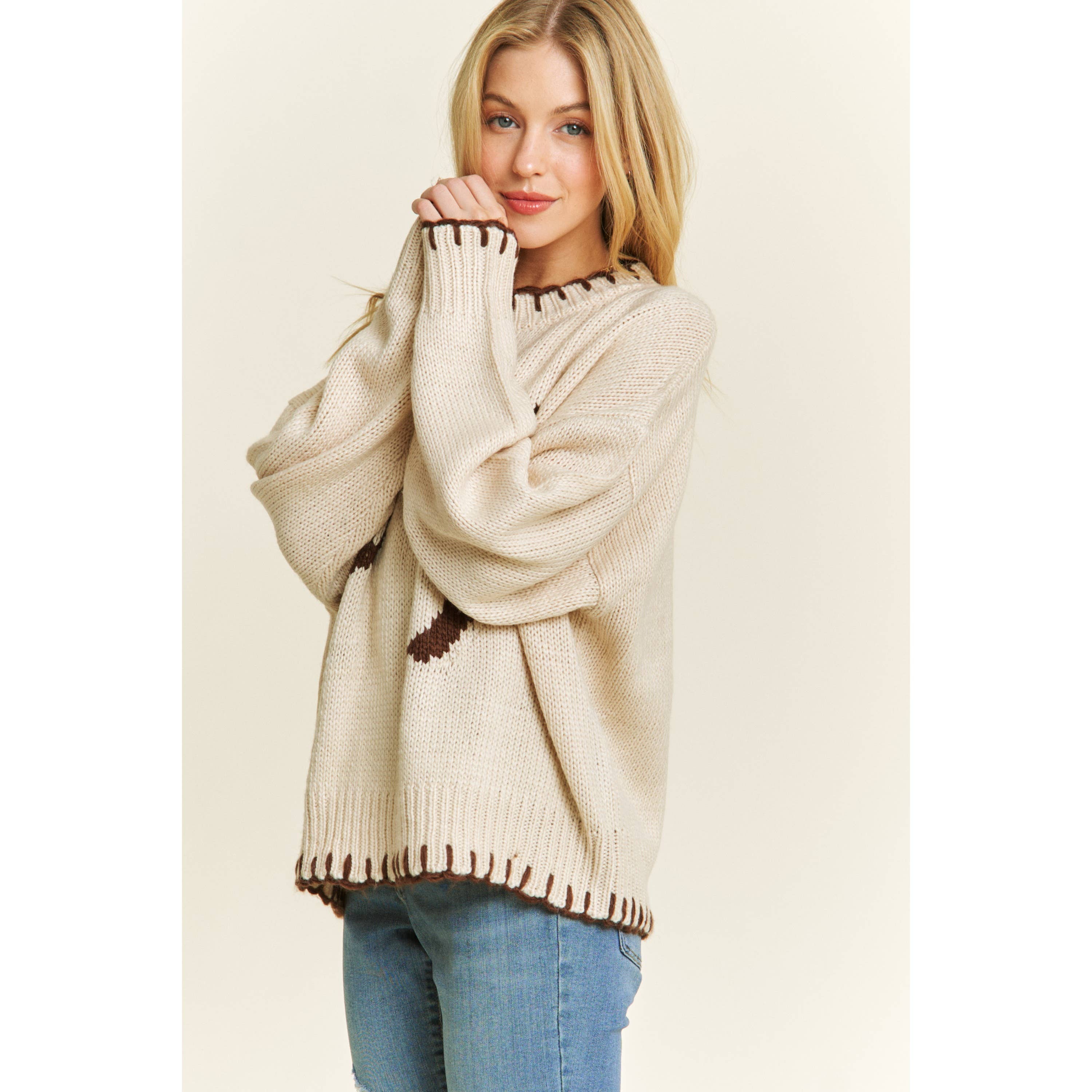 Ella BOW PULLOVER SWEATER