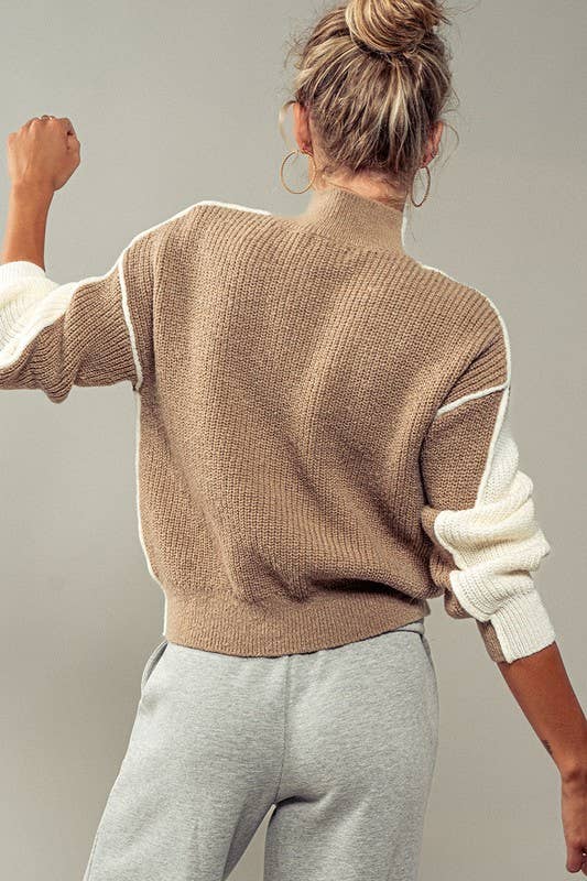 Millie Mock Neck Sweater