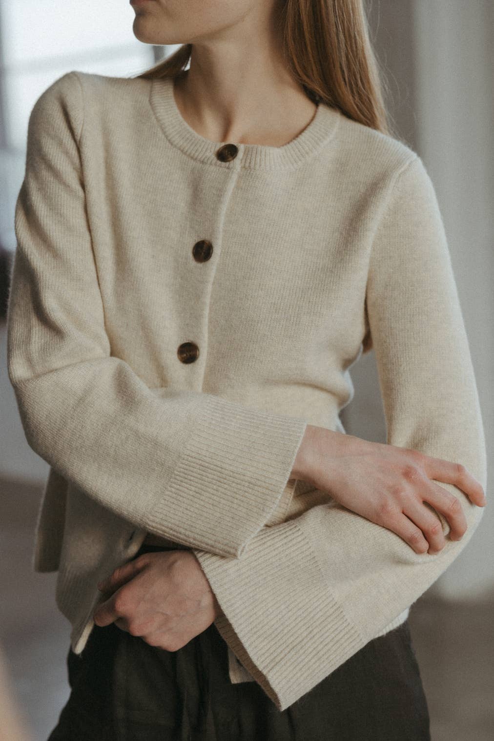 Tyler Bell Sleeve Buttoned Cardigan