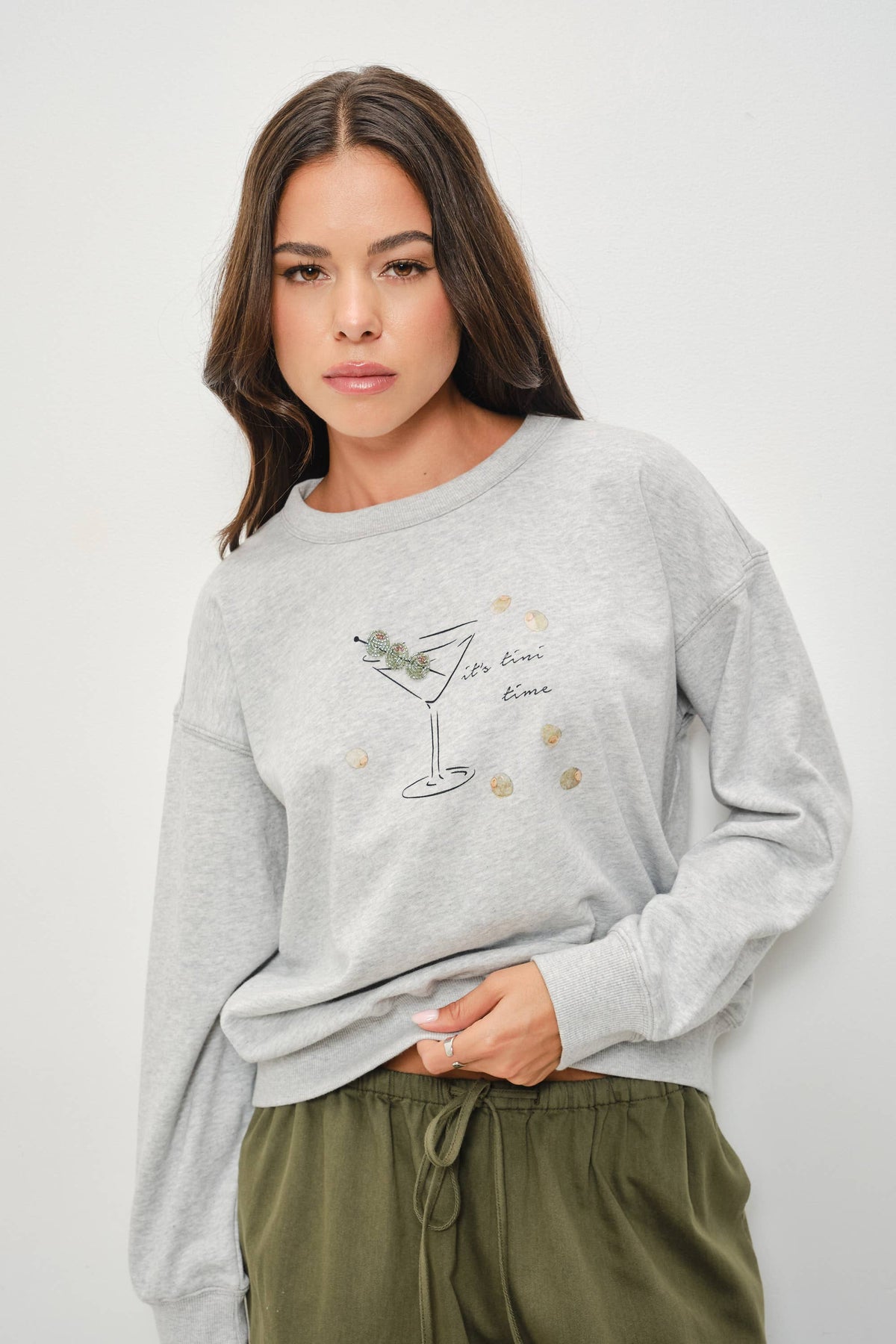 TINI TIME CREWNECK SWEATSHIRT