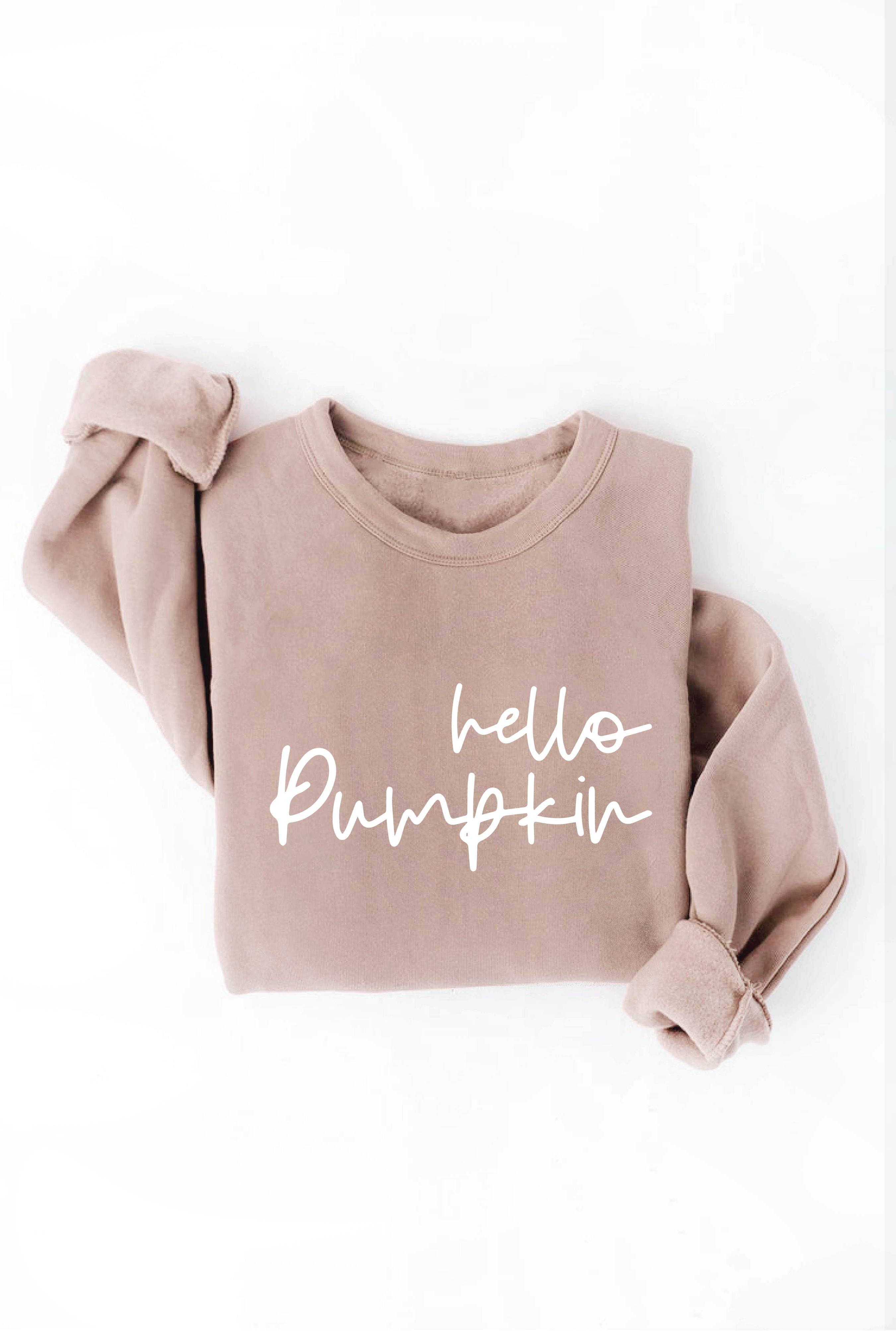 HELLO PUMPKIN Graphic Sweatshirt