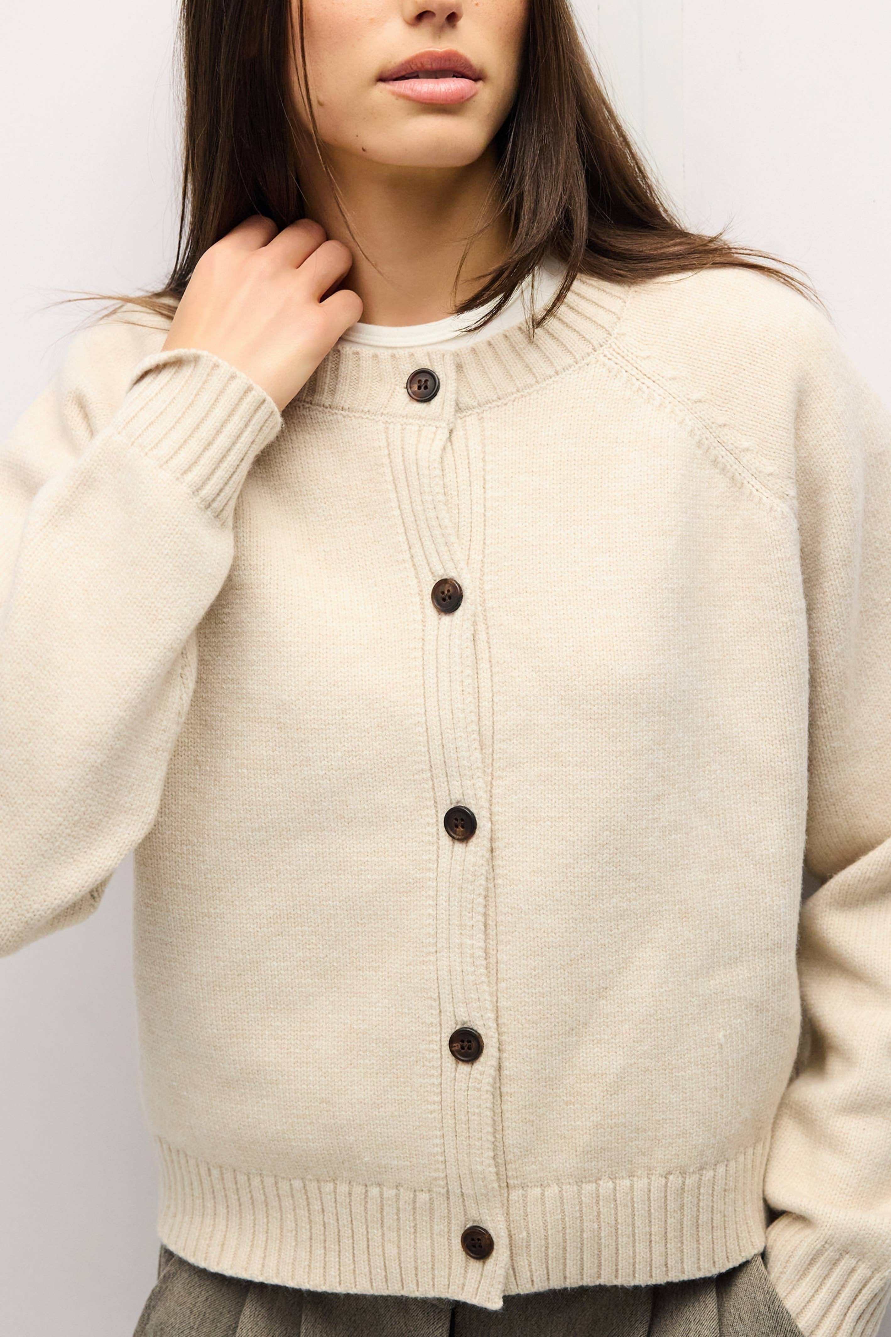 The Danielle Cardigan | Raglan Thick Cardigan