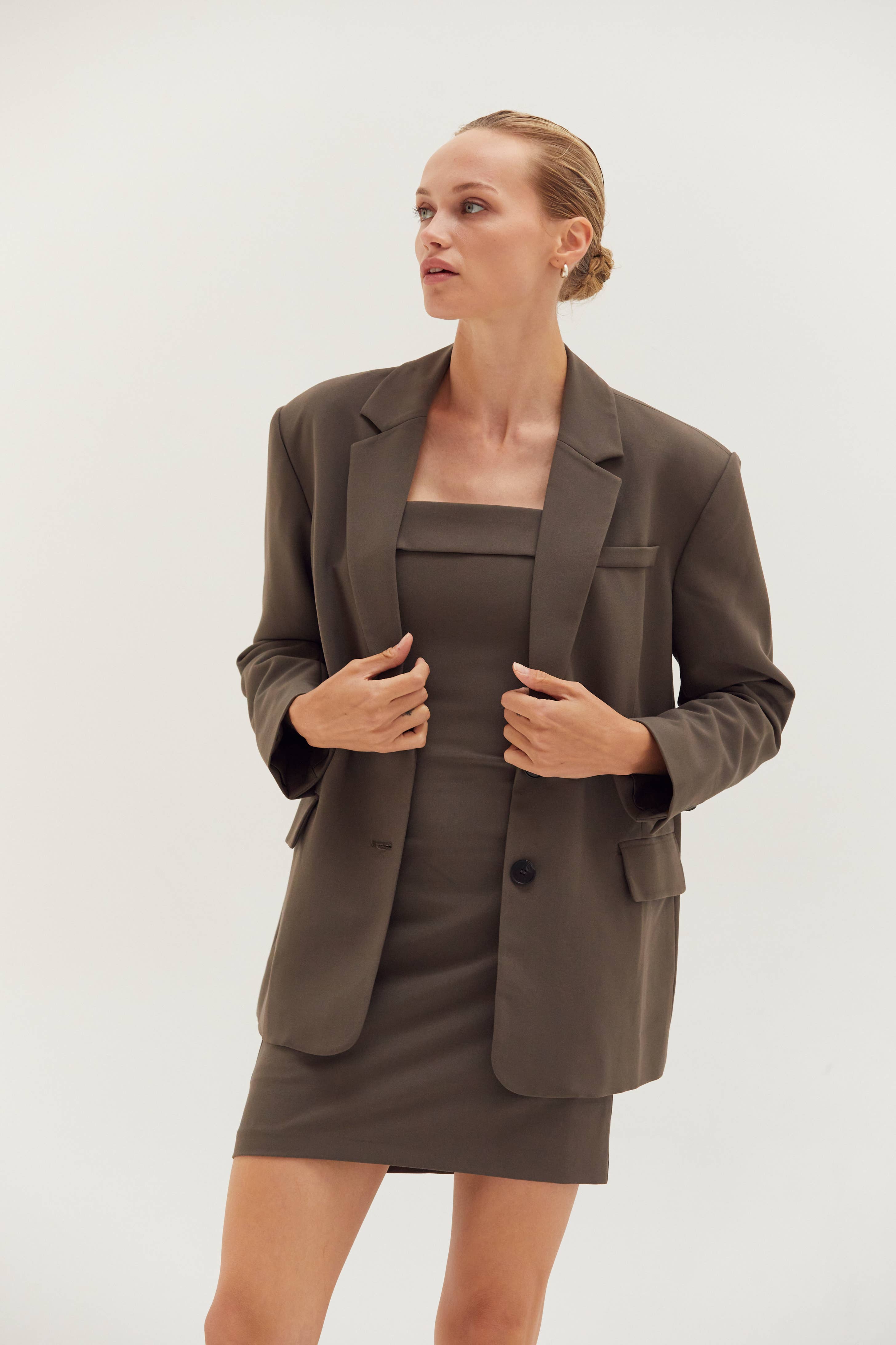 Gia Woven Blazer