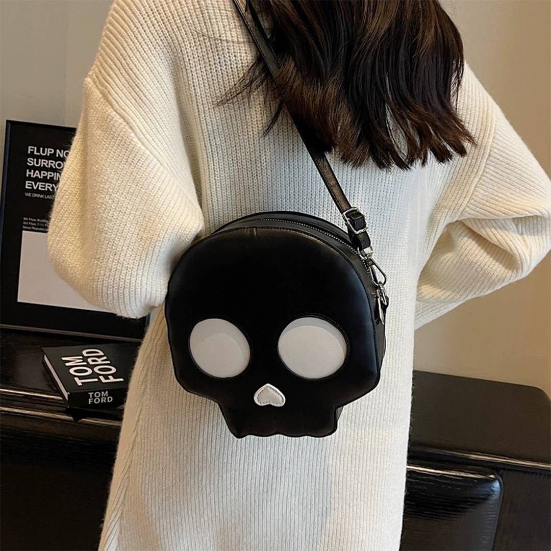 Halloween Skull Crossbody Shoulder Bag