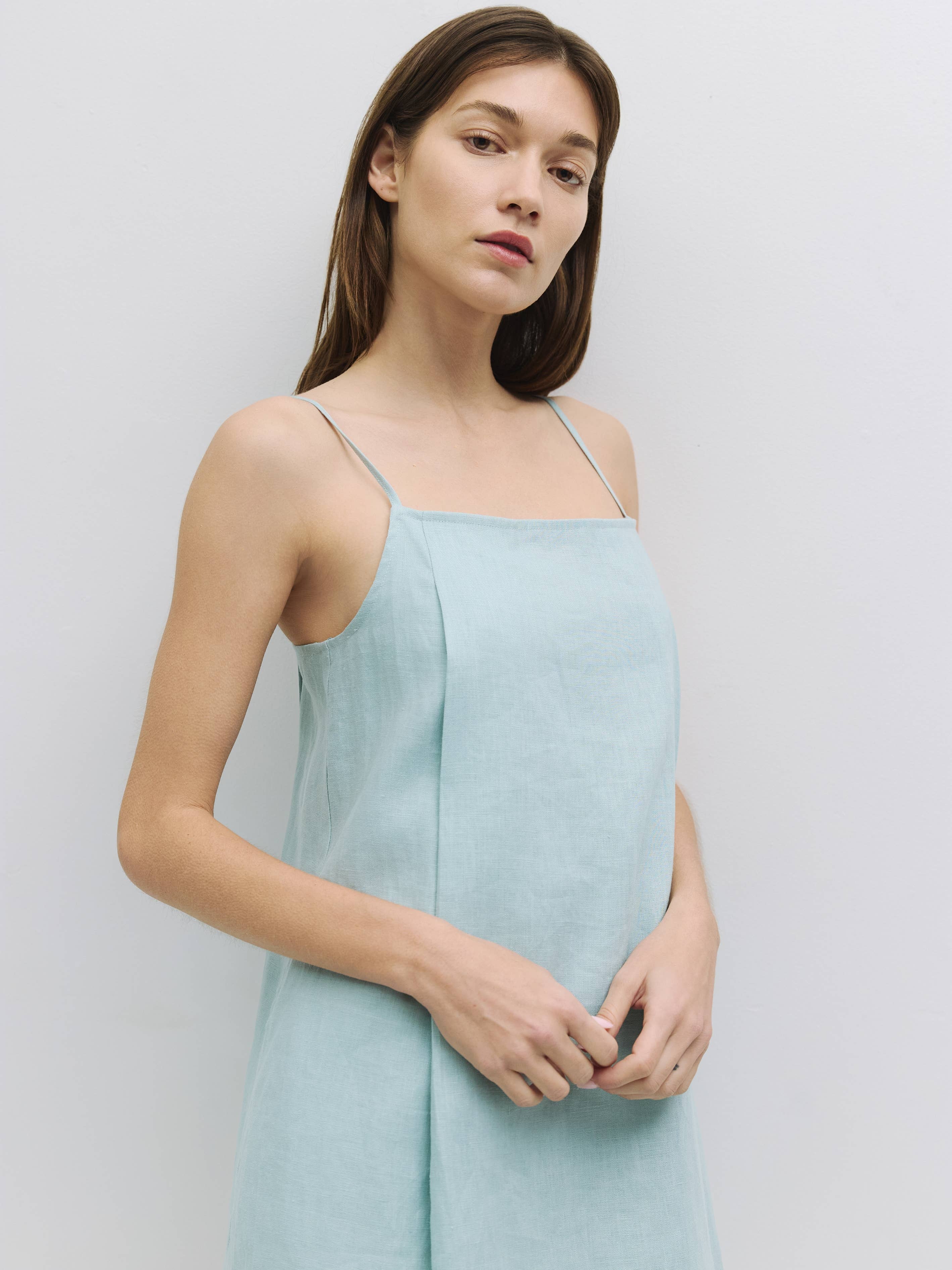 andie linen dress La Ligne | Andie Dress | XS