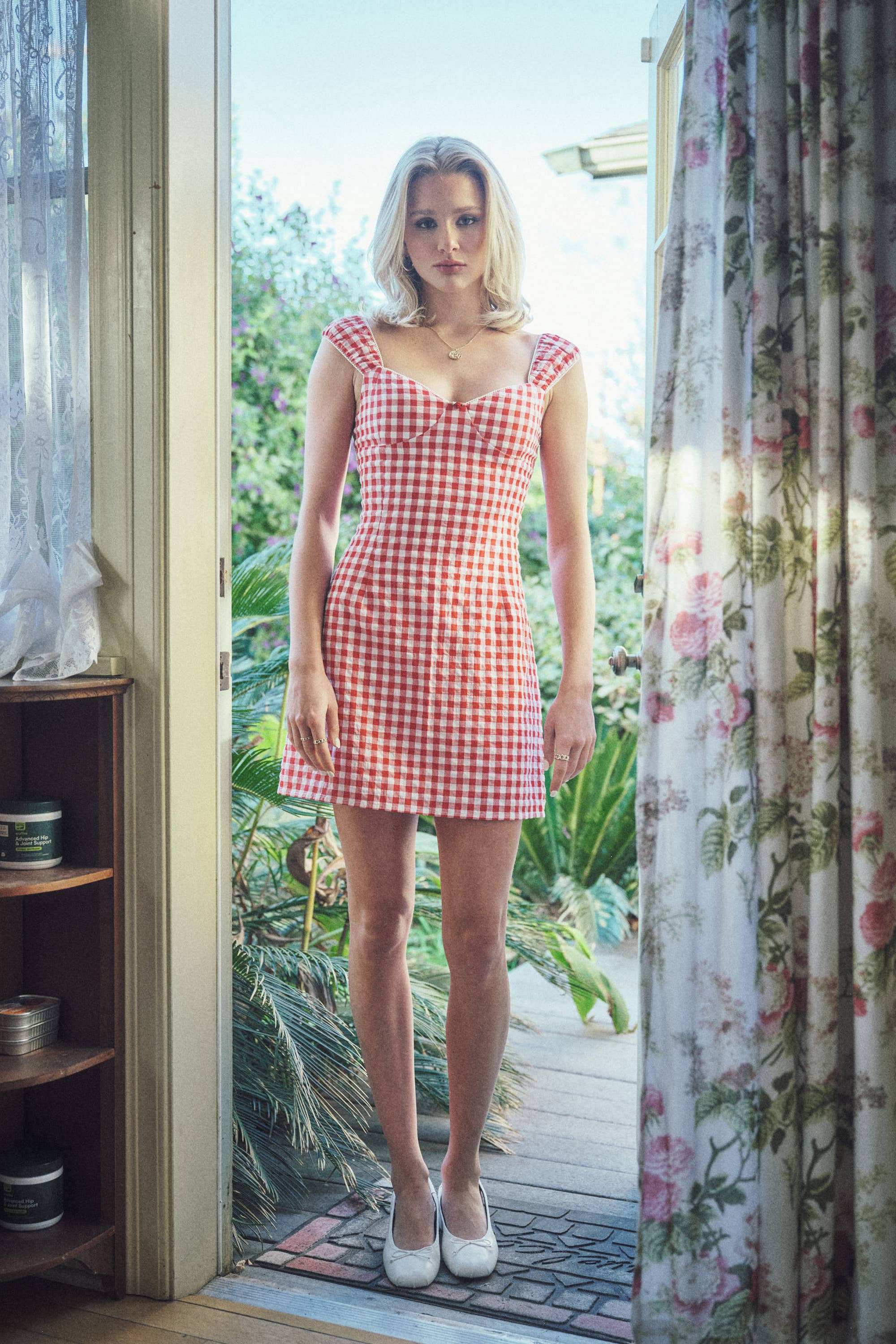 Noya Gingham Mini Dress