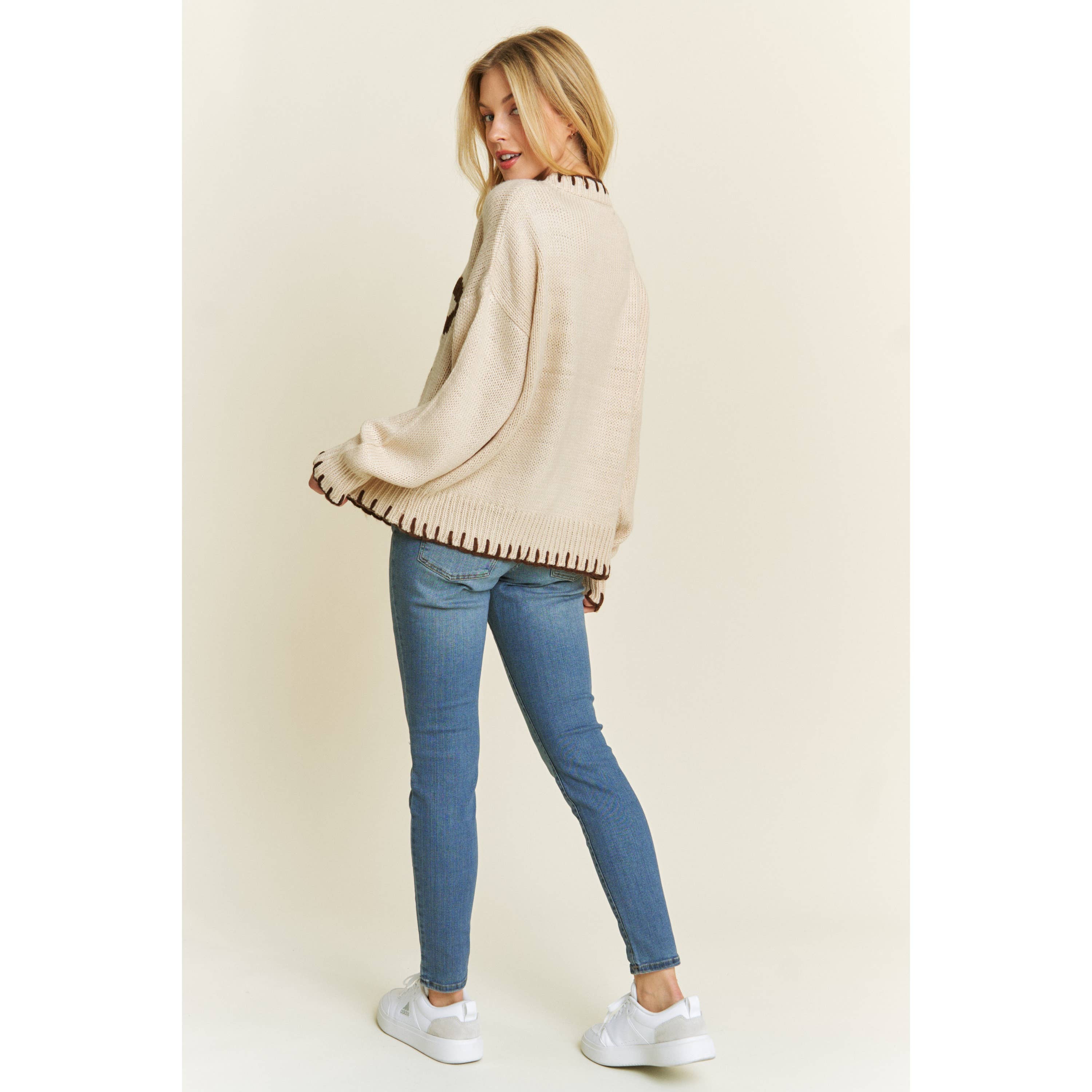 Ella BOW PULLOVER SWEATER