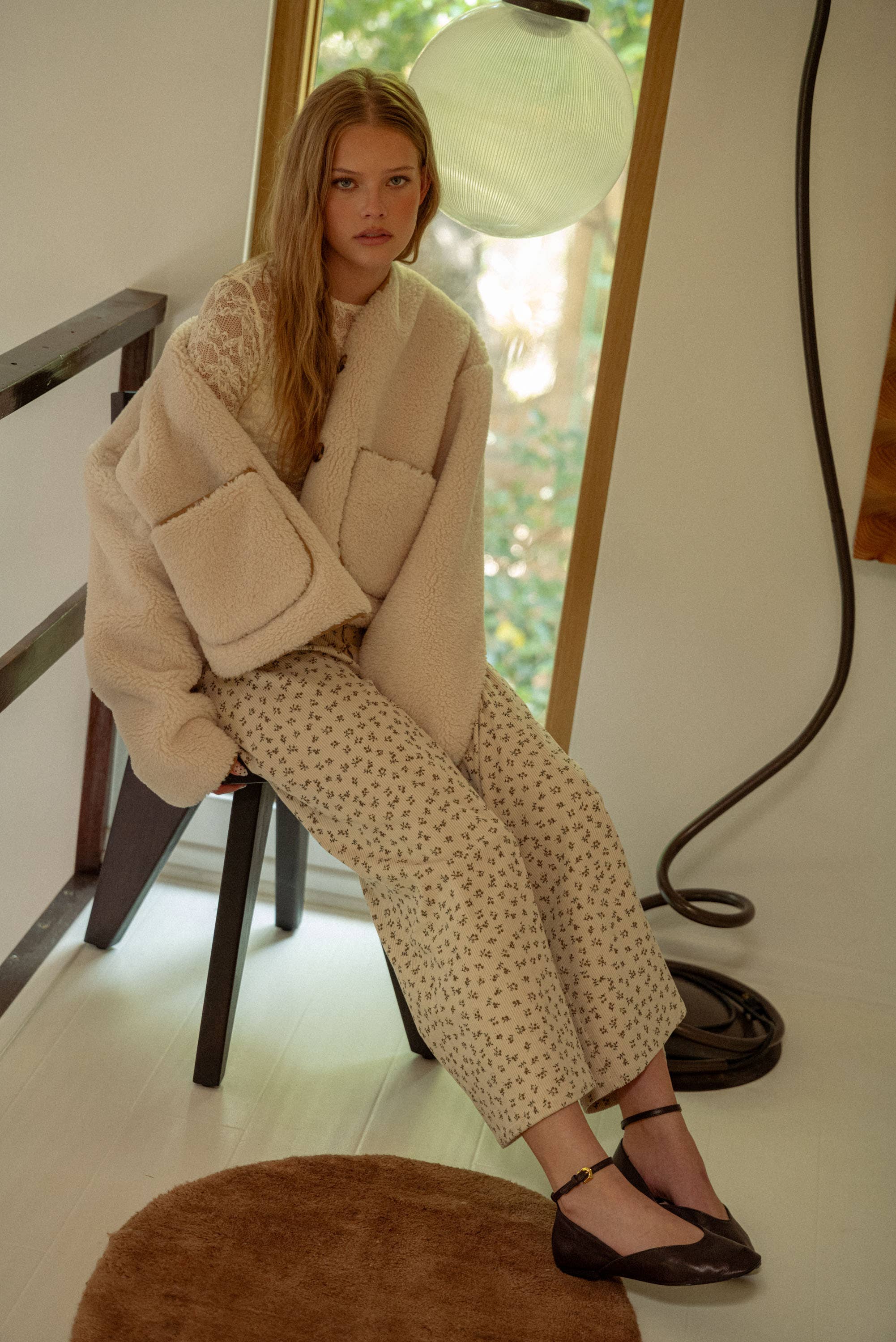 SHERPA AND SUEDE REVERSIBLE JAKCET