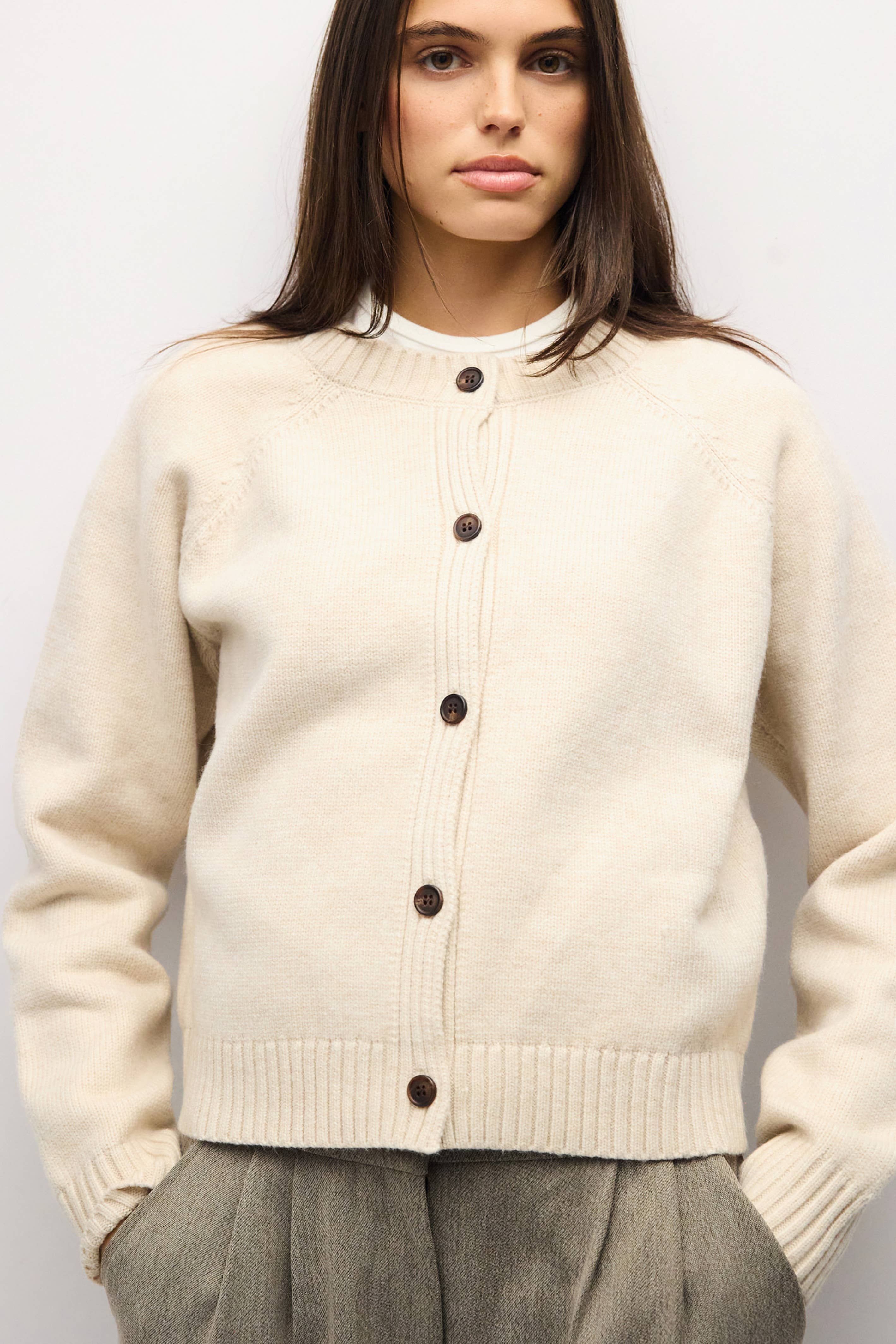 The Danielle Cardigan | Raglan Thick Cardigan