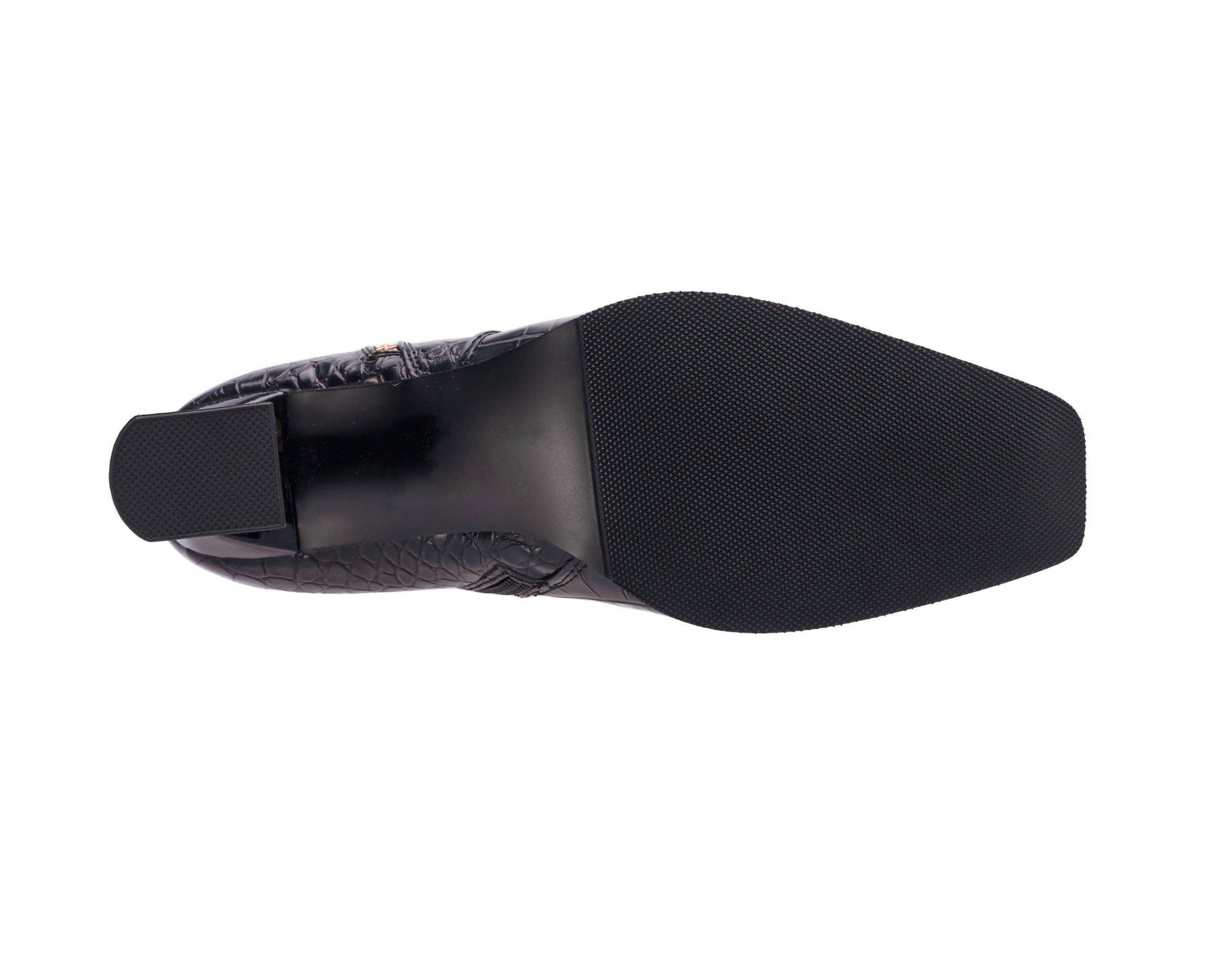 Ninety Union LONDON Tall Croco-Printed High Heel Boot