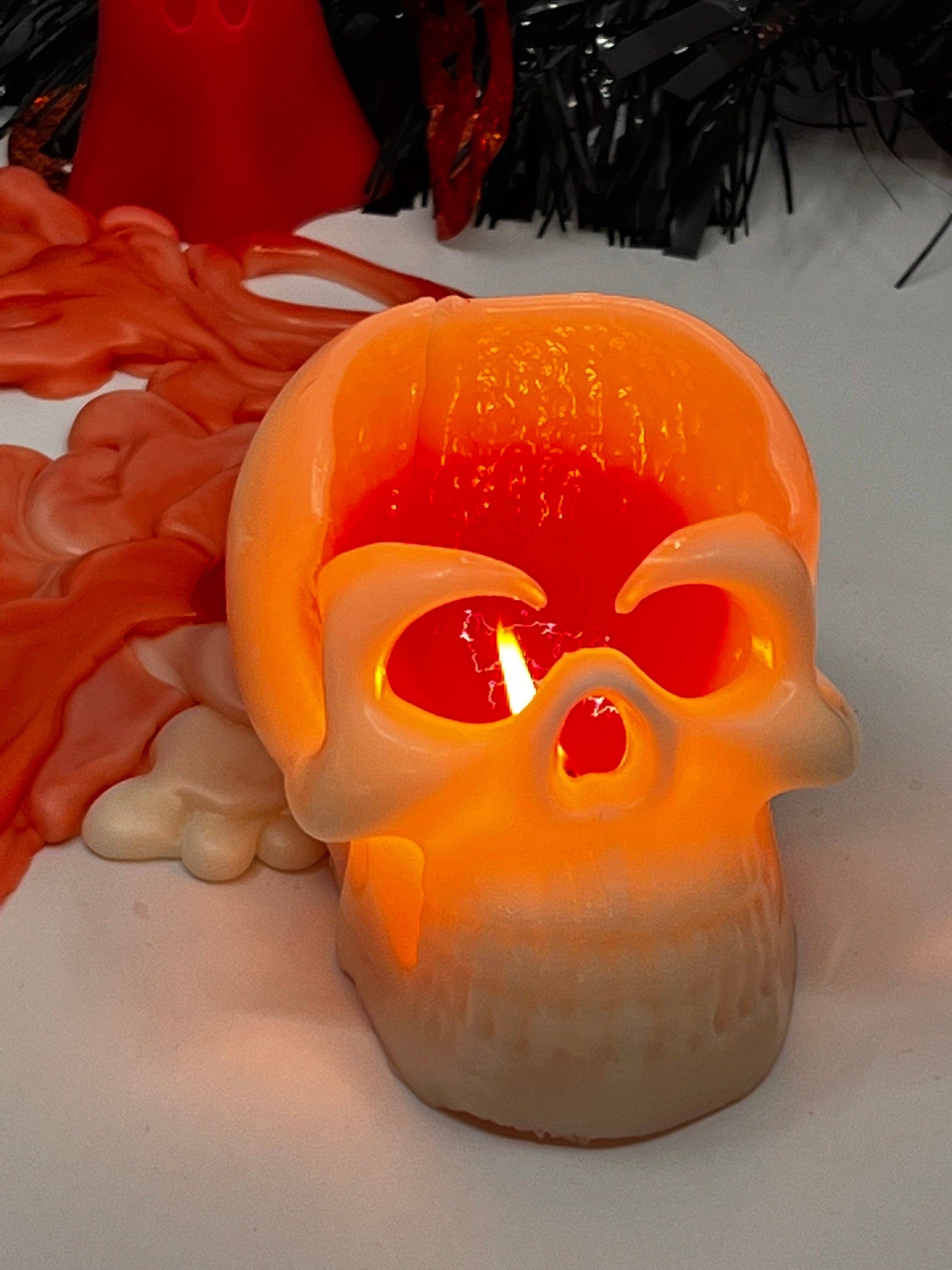 Bleeding Skull Head