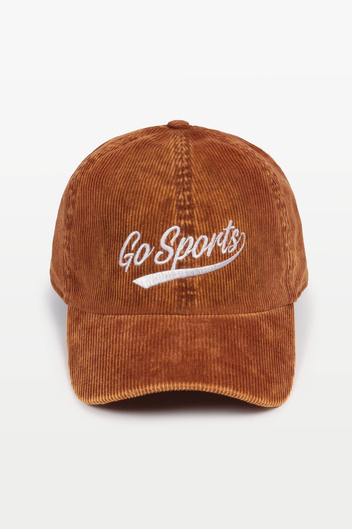 Gameday GO SPORTS embroidery Corduroy Baseball Cap