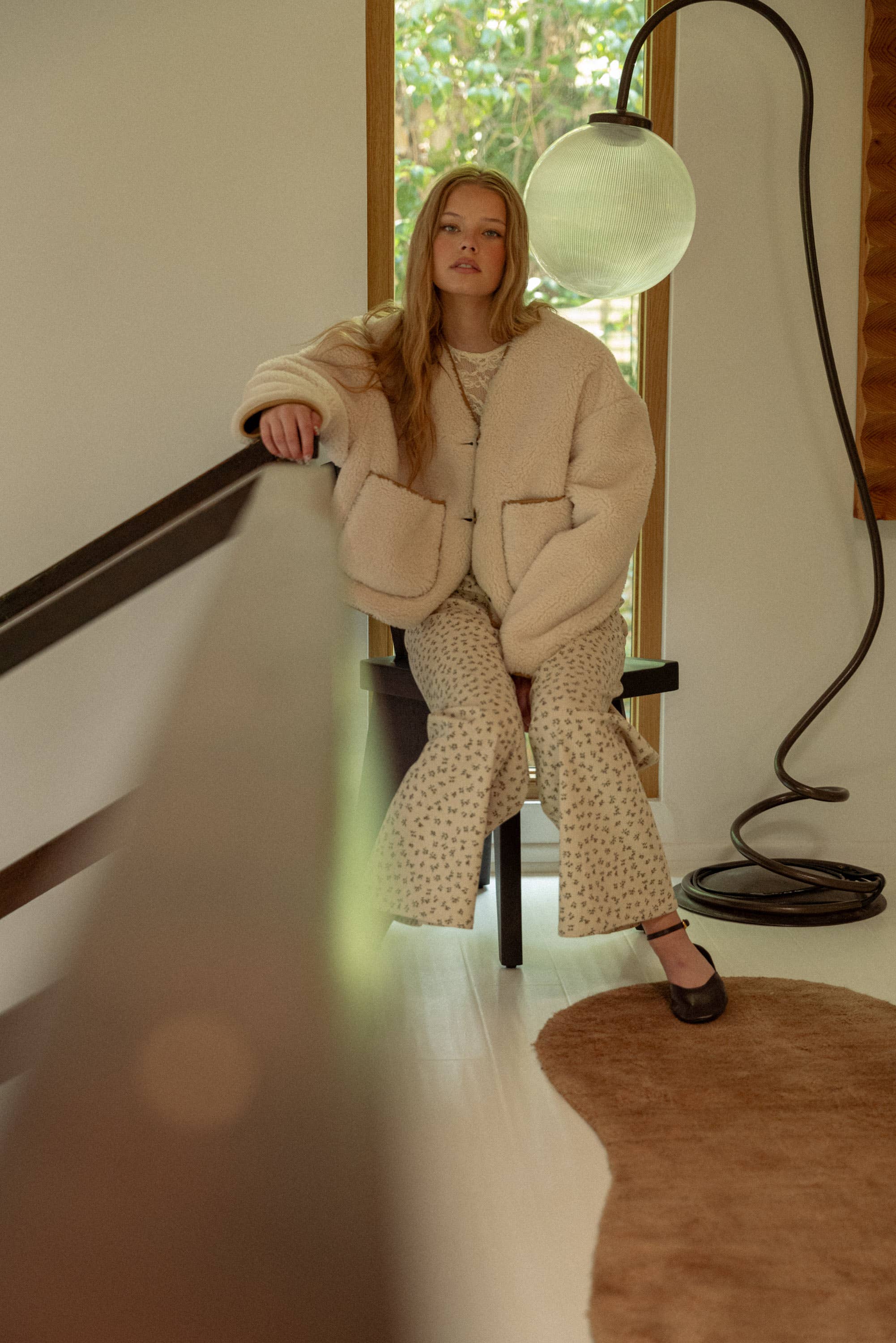 SHERPA AND SUEDE REVERSIBLE JAKCET