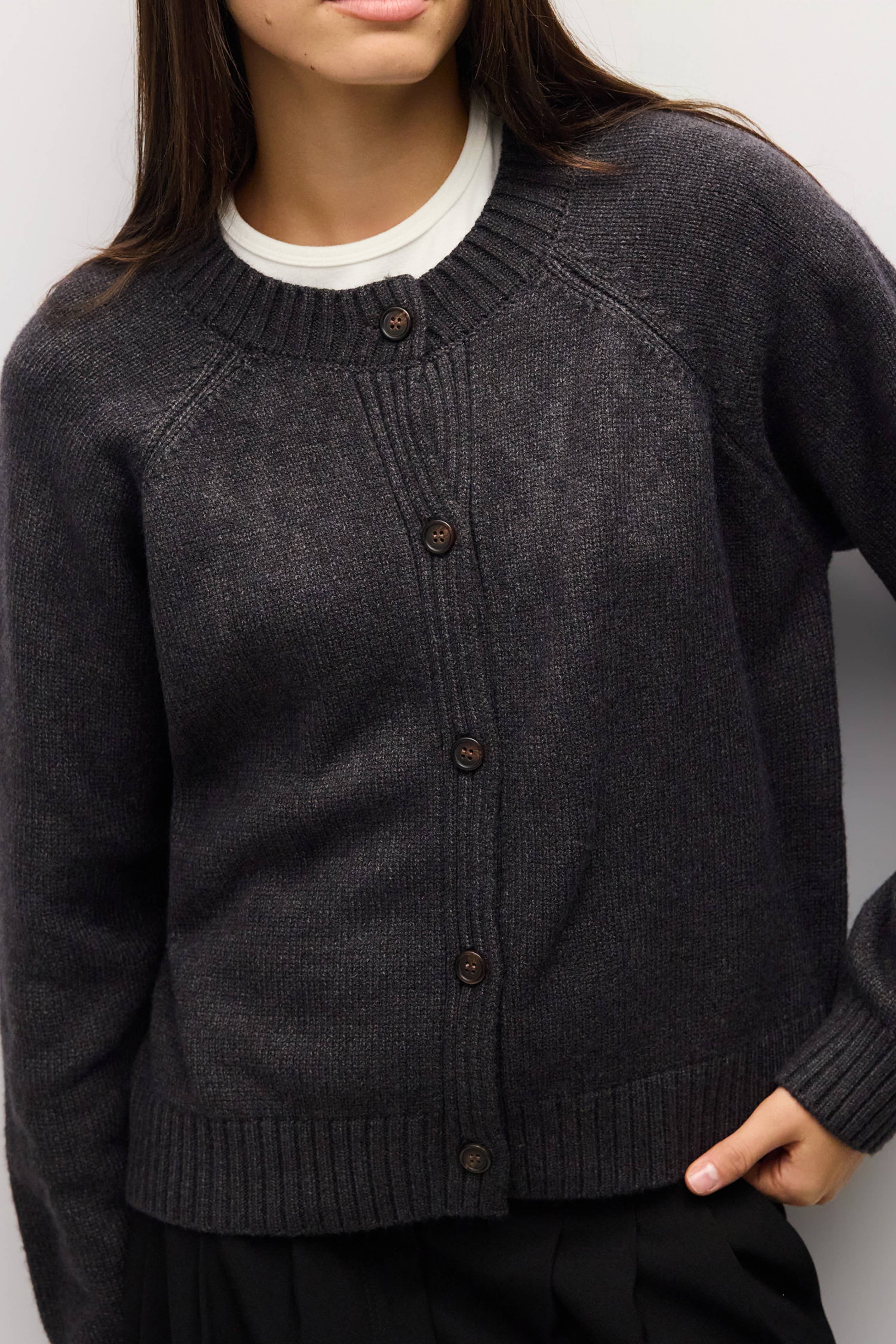 The Danielle Cardigan | Raglan Thick Cardigan