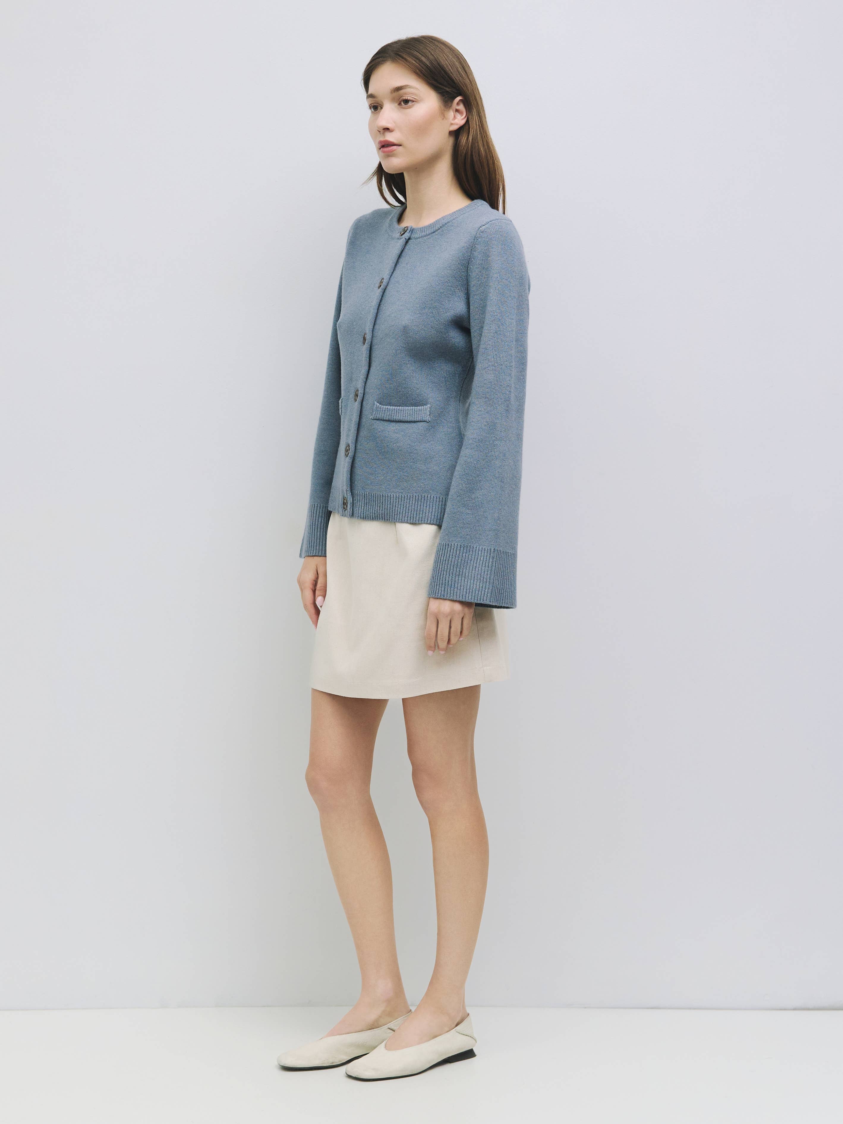 Tyler Bell Sleeve Buttoned Cardigan