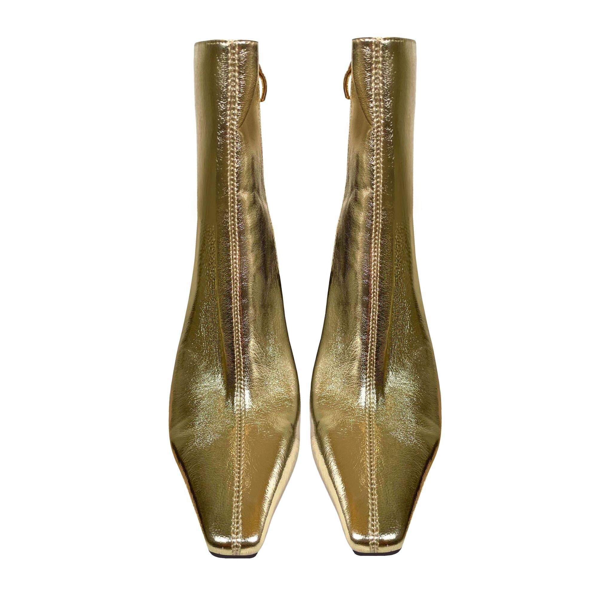 Ninety Union FIRE Triangle Metal Heel Bootie