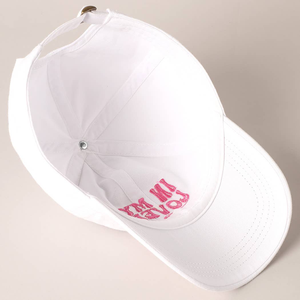 Embroidered Letters In My Lover Era Baseball Cap