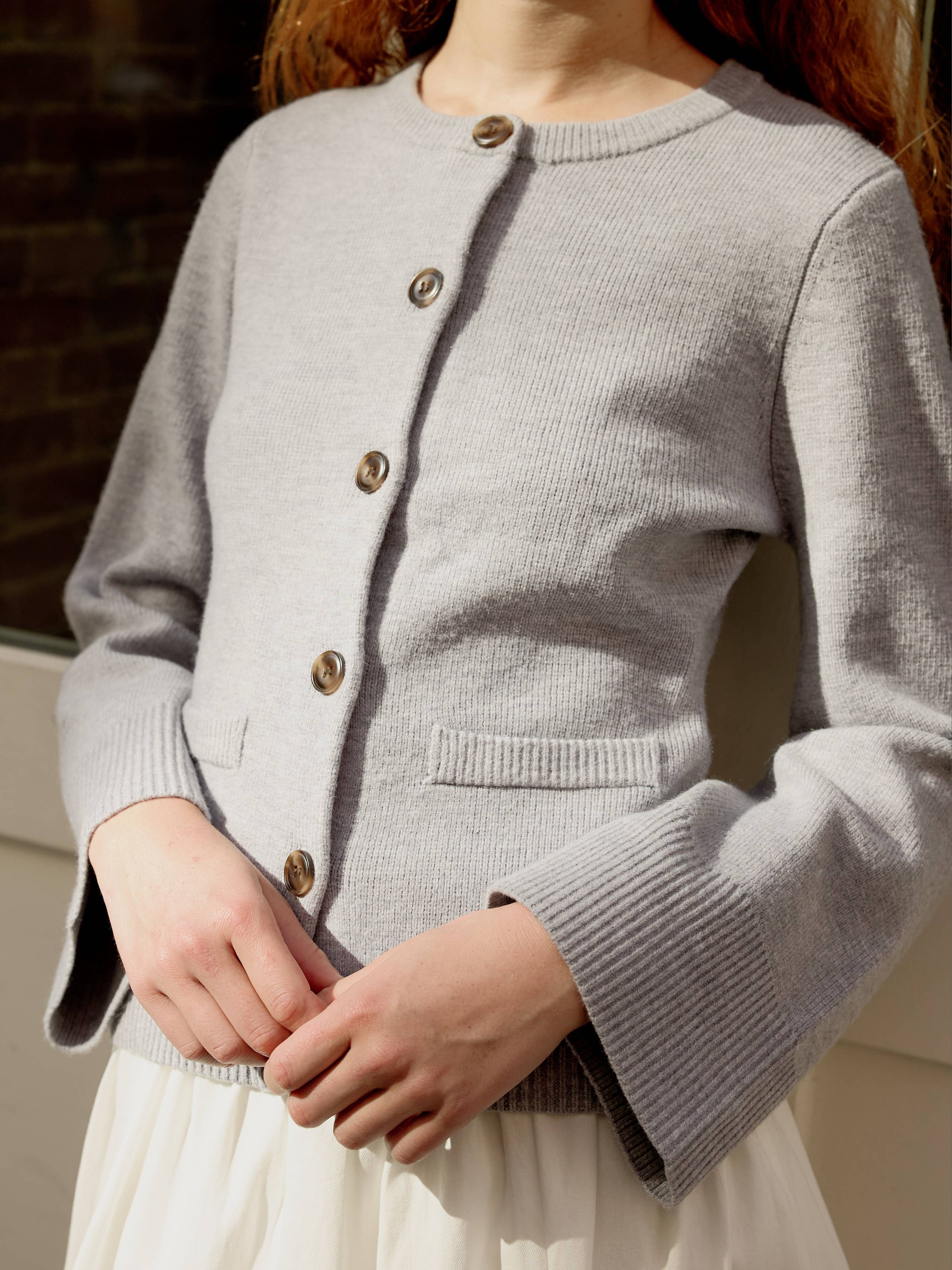 Tyler Bell Sleeve Buttoned Cardigan