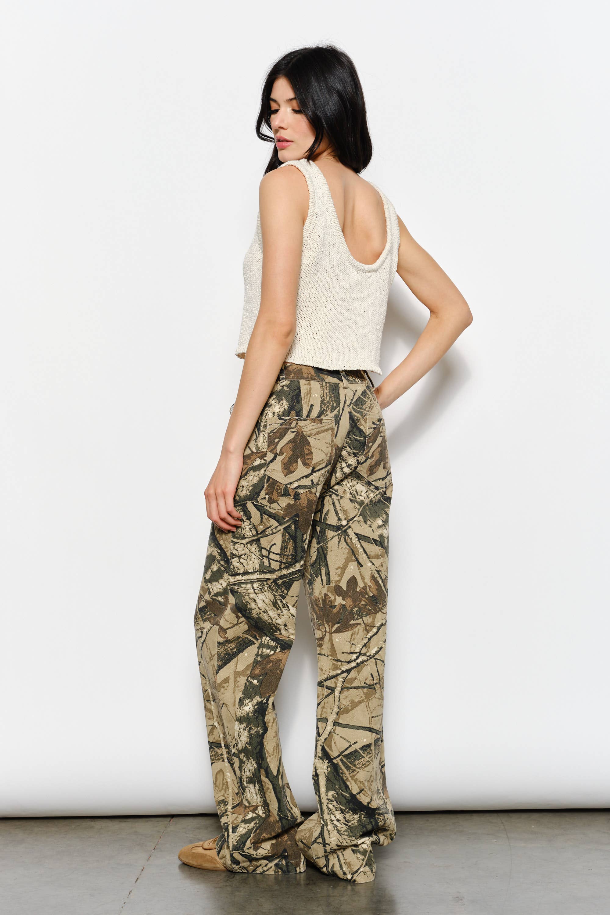 DANI BOUCLE KNIT TANK