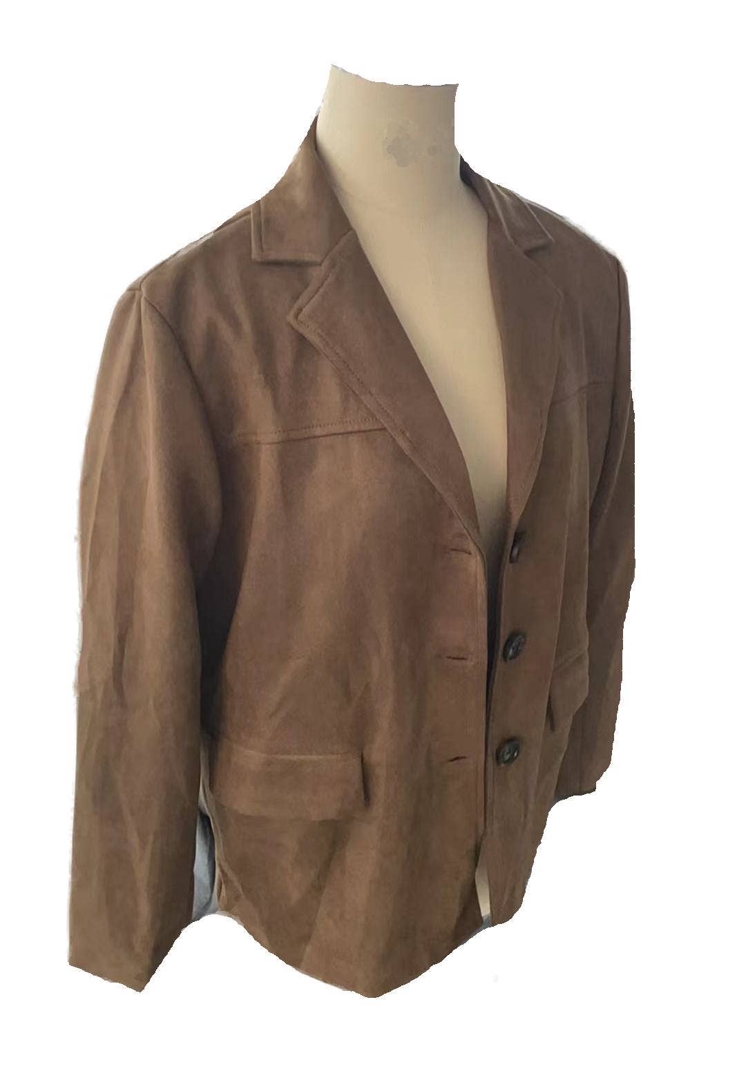 Old School Oversized Suede Blazer